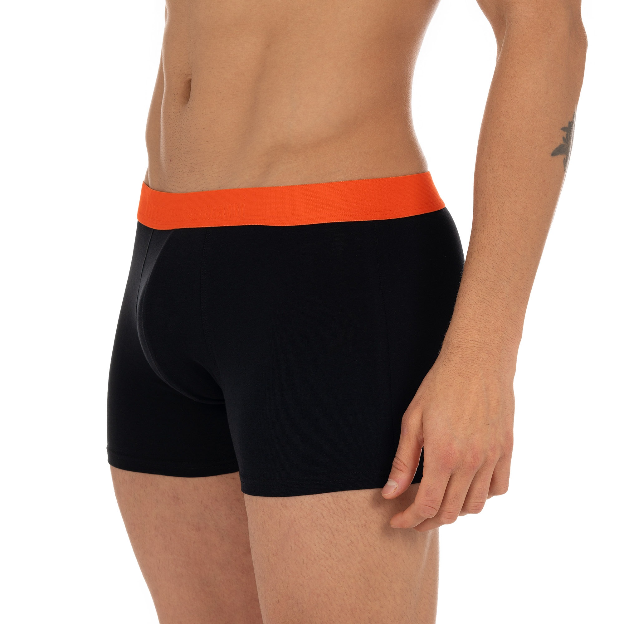 Bruno Banani Boxershorts »FLOWING«, (2er Pack), mit kontrastfarbenem Bündchen