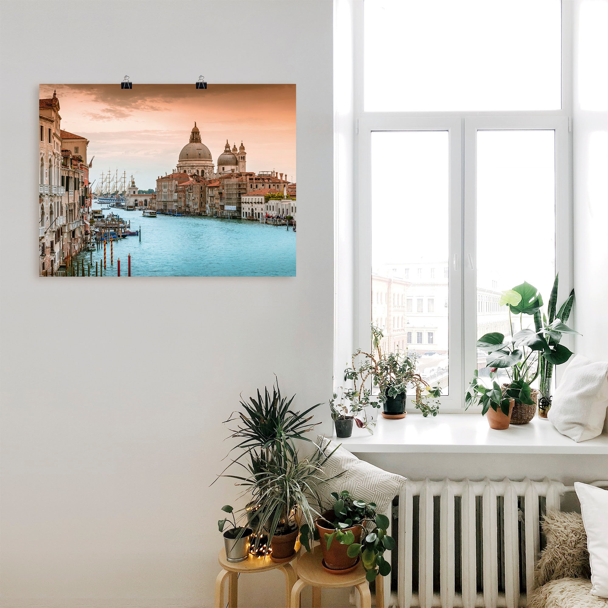 Artland Wandbild »Venedig Canal Grande I«, Italien, (1 St.), als Alubild, Outdoorbild, Leinwandbild, Poster, Wandaufkleber