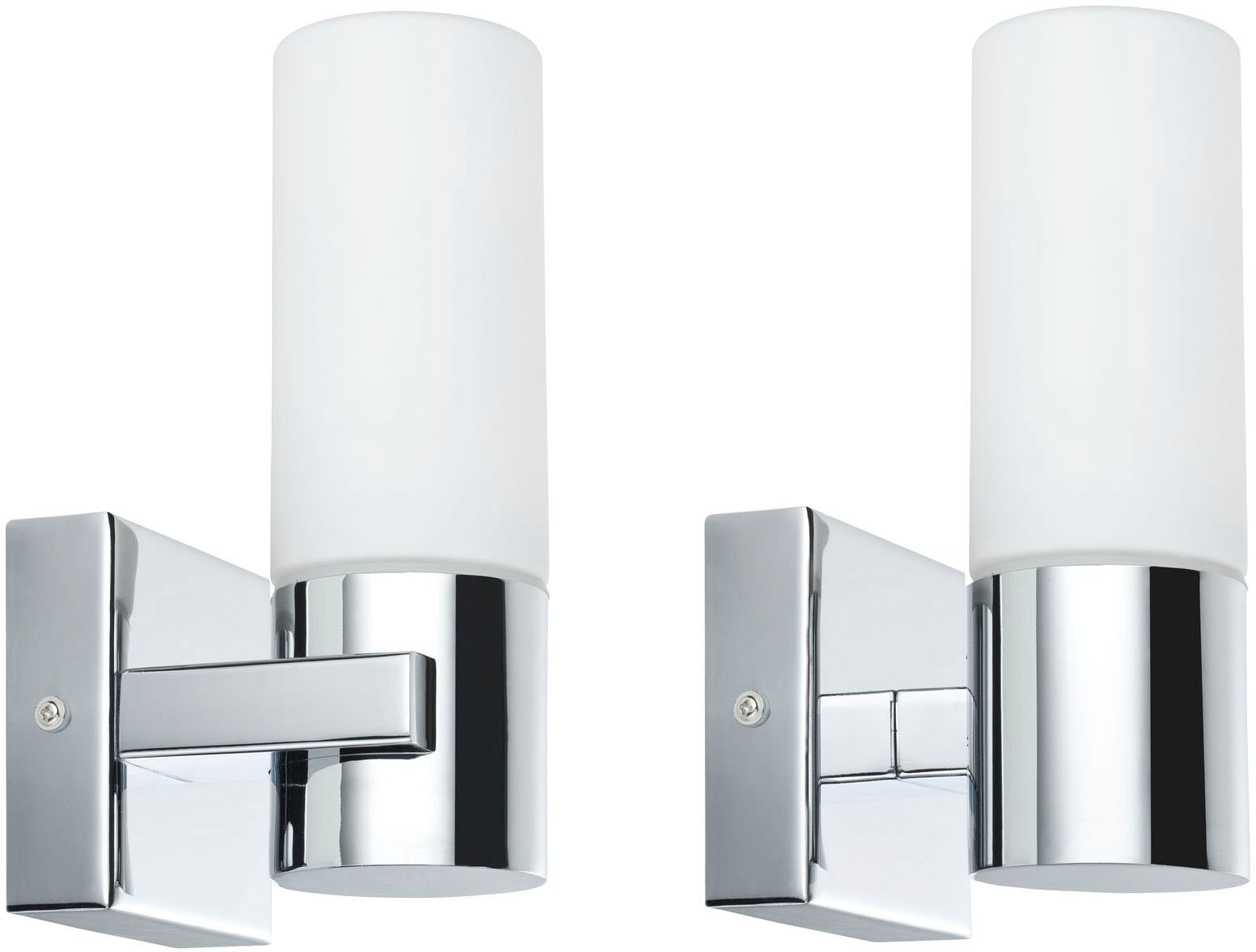 Paulmann LED Wandleuchte »Gemini« Schutzart IP44, für Leuchtmittel E14, 2er-Set