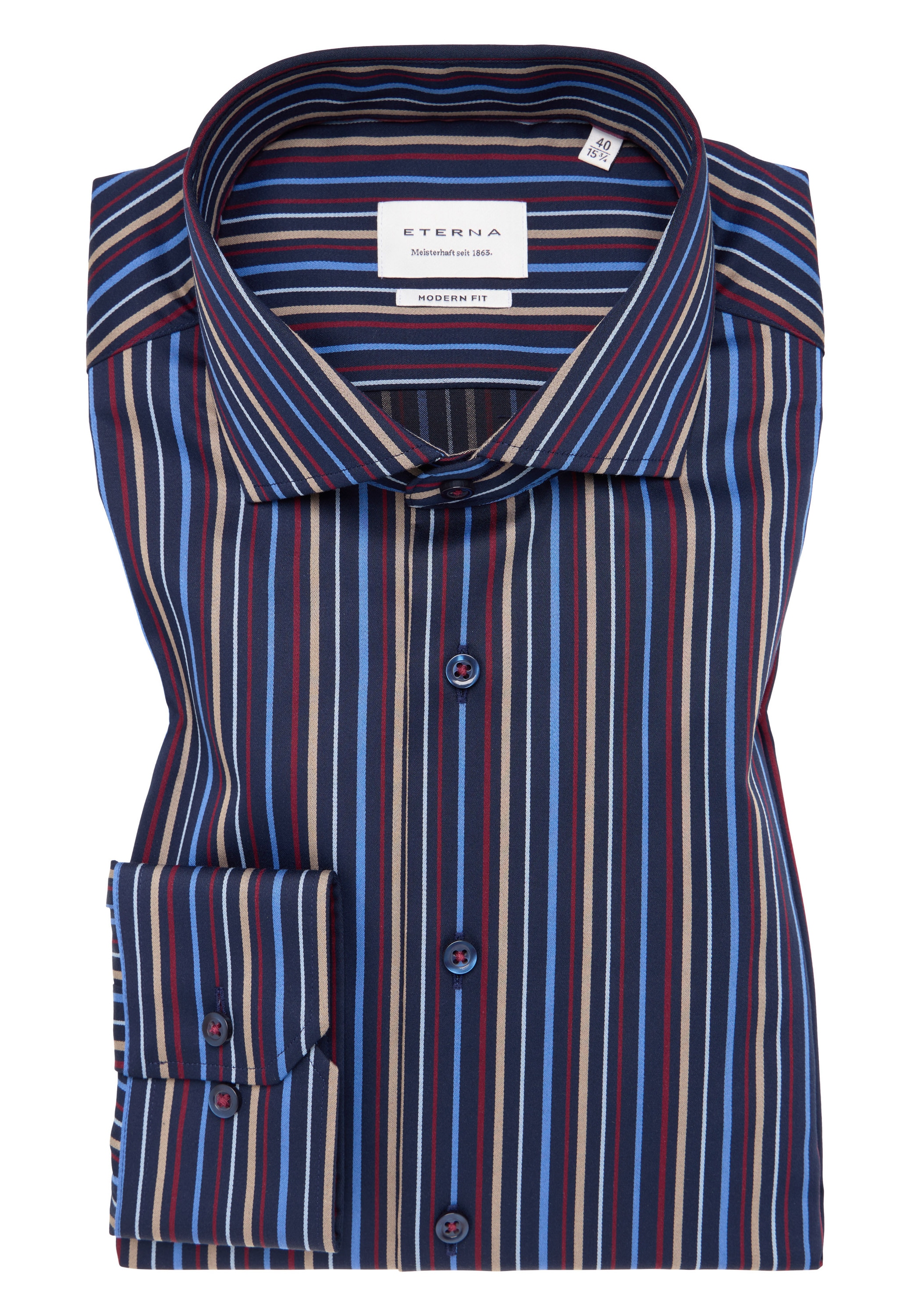Eterna Langarmhemd »MODERN FIT«, NON IRON (bügelfrei)