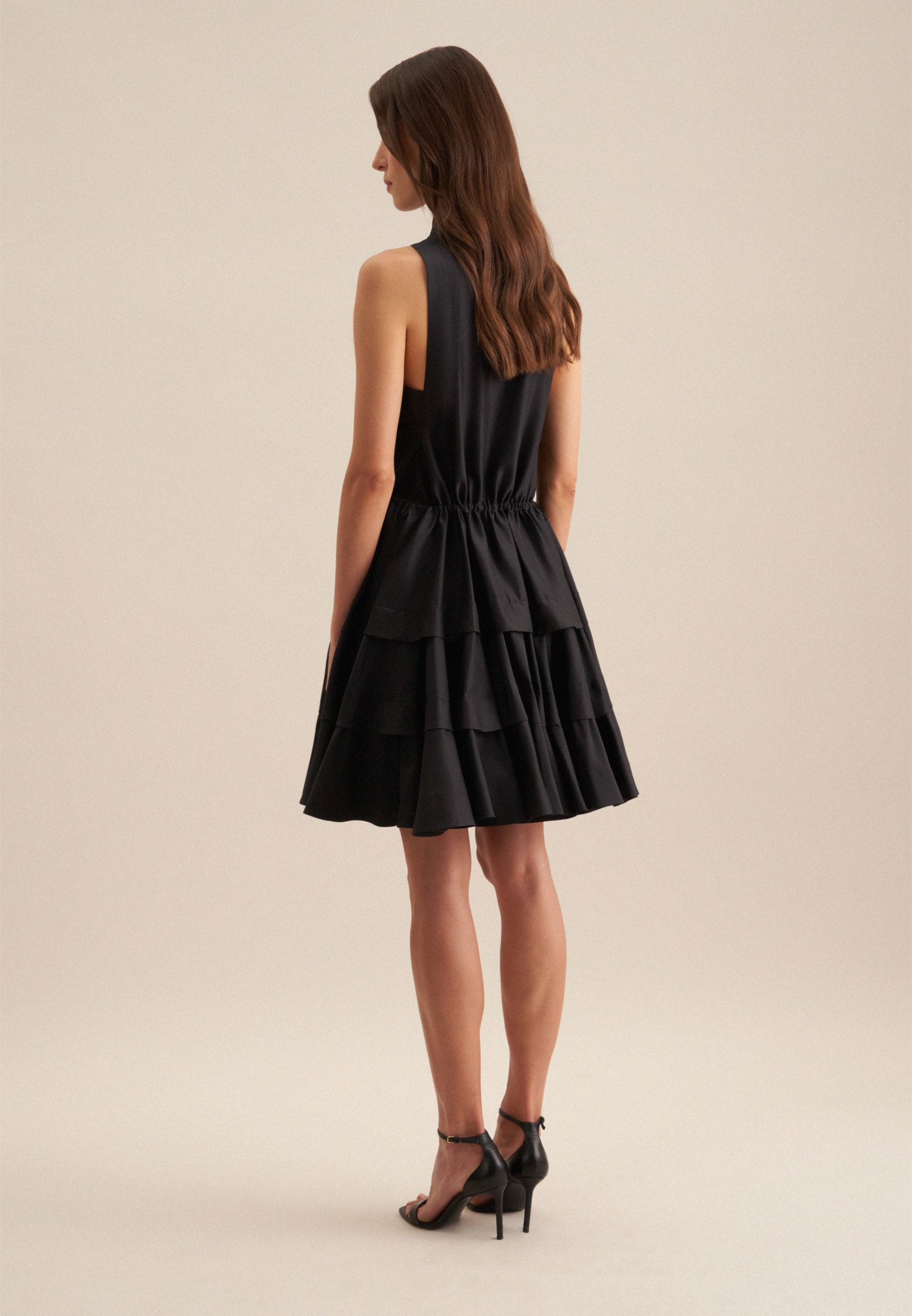 seidensticker Sommerkleid »Schwarze Rose«, Ohne Arm Kragen Uni