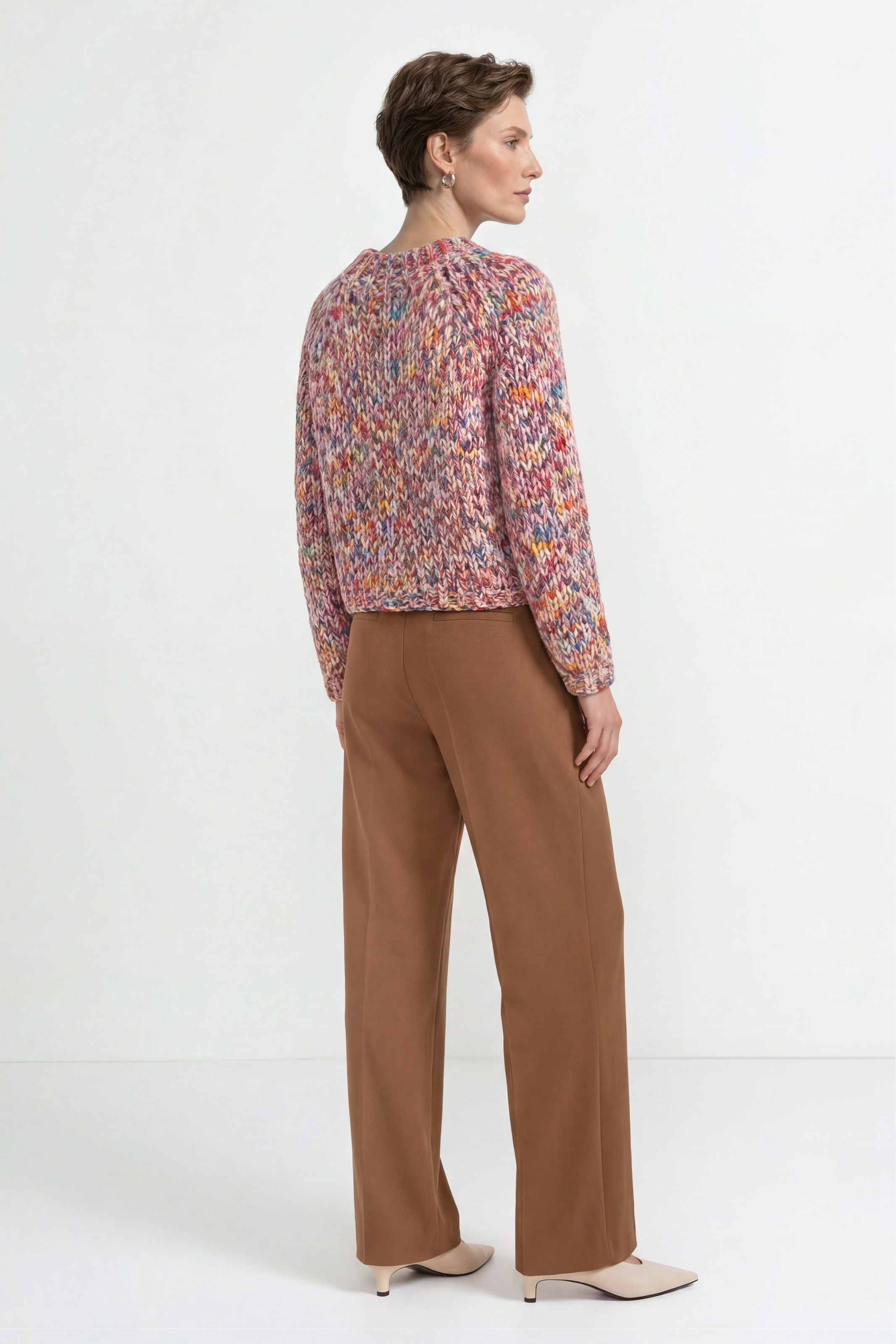 RICHROYAL Strickpullover mit Schurwolle