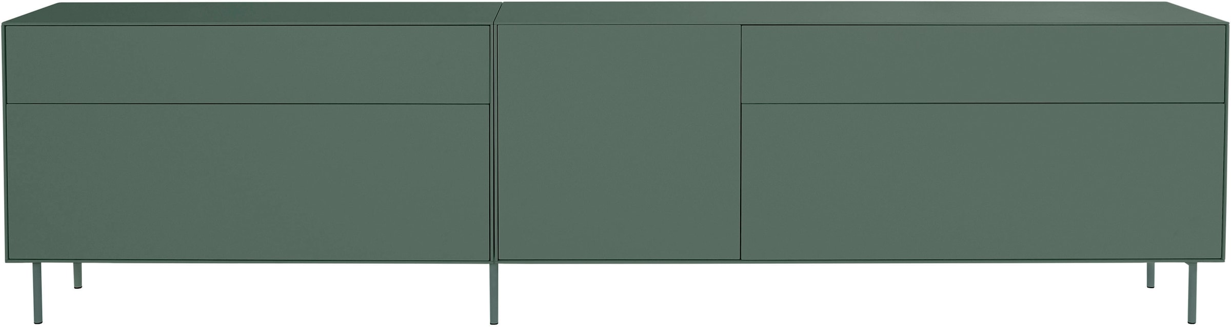 LeGer Home by Lena Gercke Lowboard »Essentials«, (2 St.), Breite: 279cm, MDF lackiert, Push-to-open-Funktion