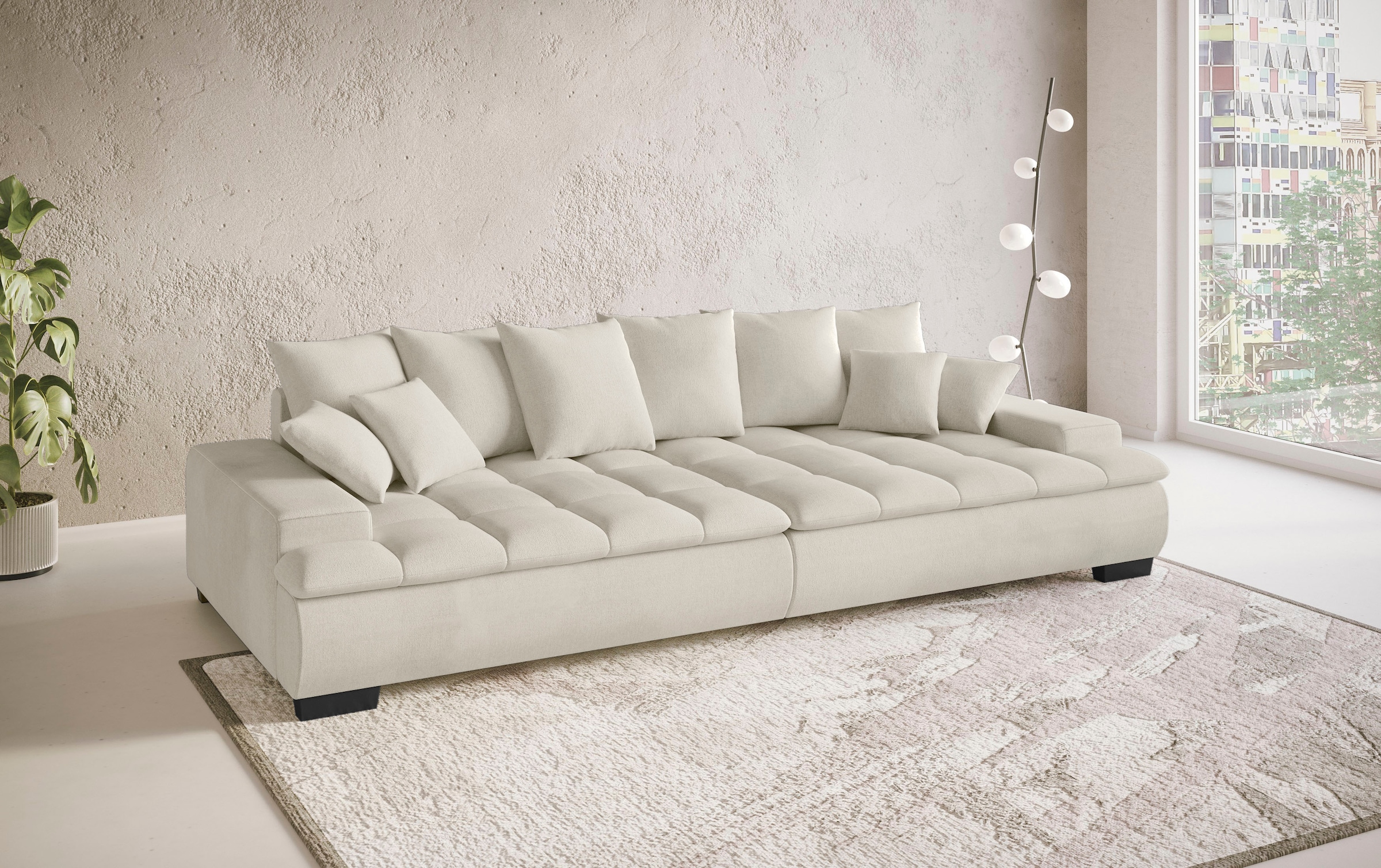 Mr. Couch Big-Sofa »Haiti II«, Wahlweise mit Kaltschaum - bis 140 kg belastbar