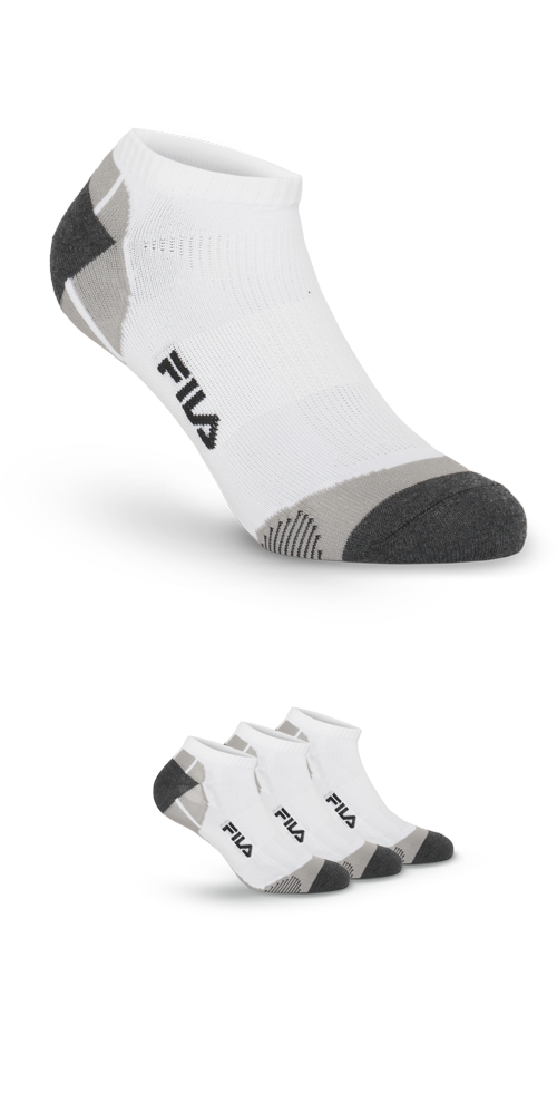 Fila Sneakersocken »UNISEX UNISEX INVISIBLE MULTISPORT SOCKS«, (3 Paar), mit eingestricktem Schriftzug