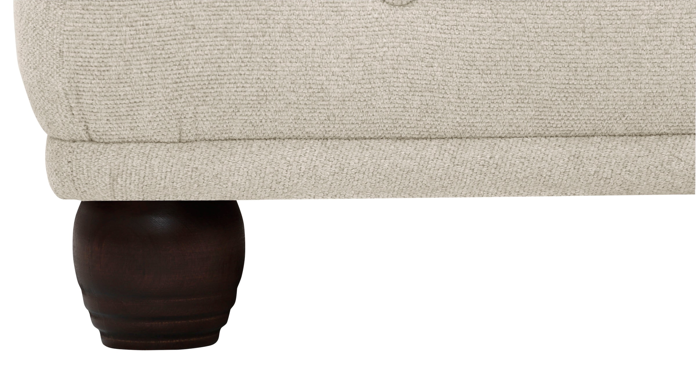 Home affaire Polsterhocker »New Castle«, passend zur "New Castle"-Serie, B/T/H: 75/70/45 cm