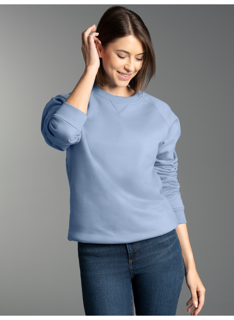 Trigema Sweatshirt »TRIGEMA Sweatshirt mit angerauter Innenseite«