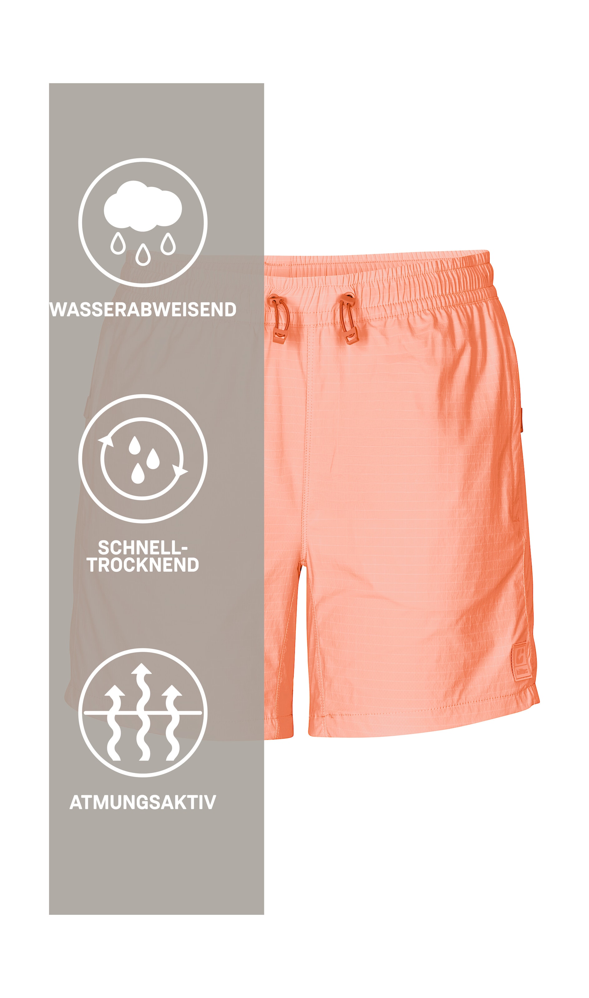 Killtec Shorts »KOS 167 WMN SHRTS«  Leichte, schnelltrocknende Funktionsshorts mit Zipper-Taschen