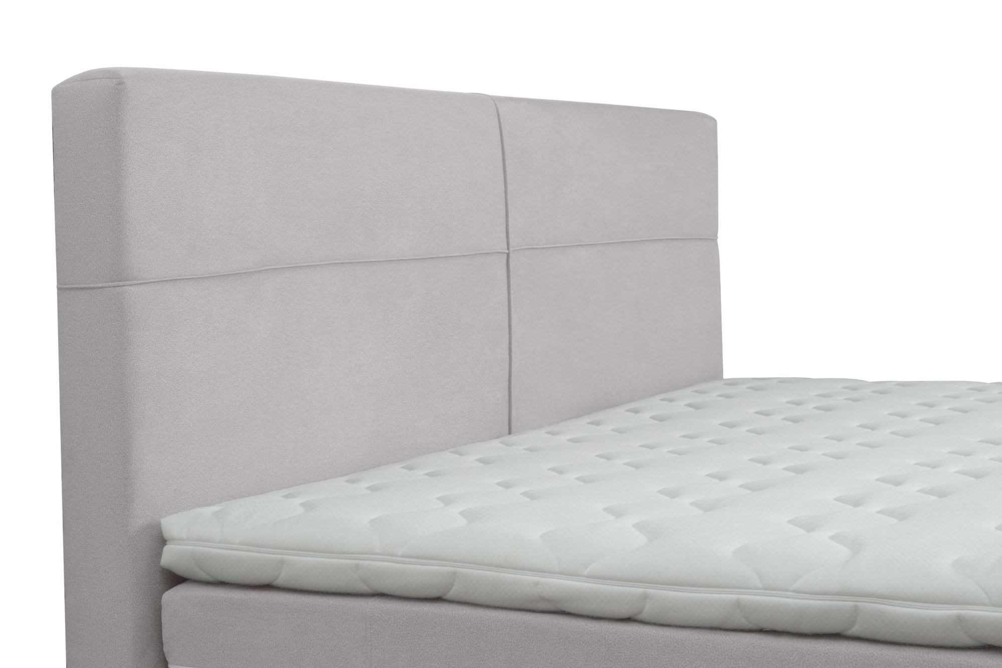 Home affaire Boxspringbett »Lucas, Doppelbett, Polsterbett, Federkernbett, Komfortbett, 160,180 cm« inkl. 6 cm Topper, zwei Bettkästen, Taschen-Federkernmatratze in H3