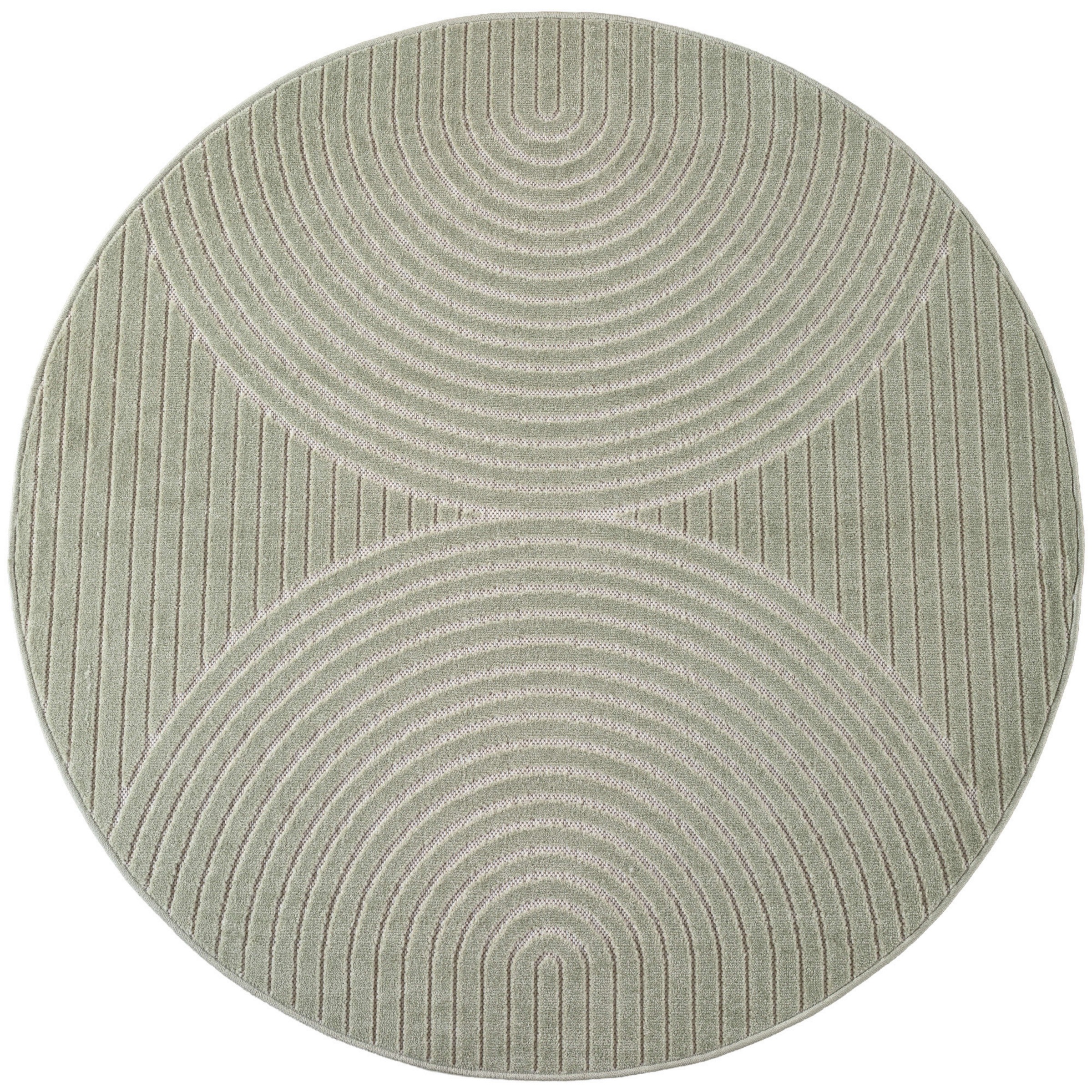 Ayyildiz Teppiche Outdoorteppich »NOVA 1201  , auch als Läufer und Rund« rund 8 mm Höhe Material aus schmutzabweisendem Polypropylen, In-/Outdoor geeignet