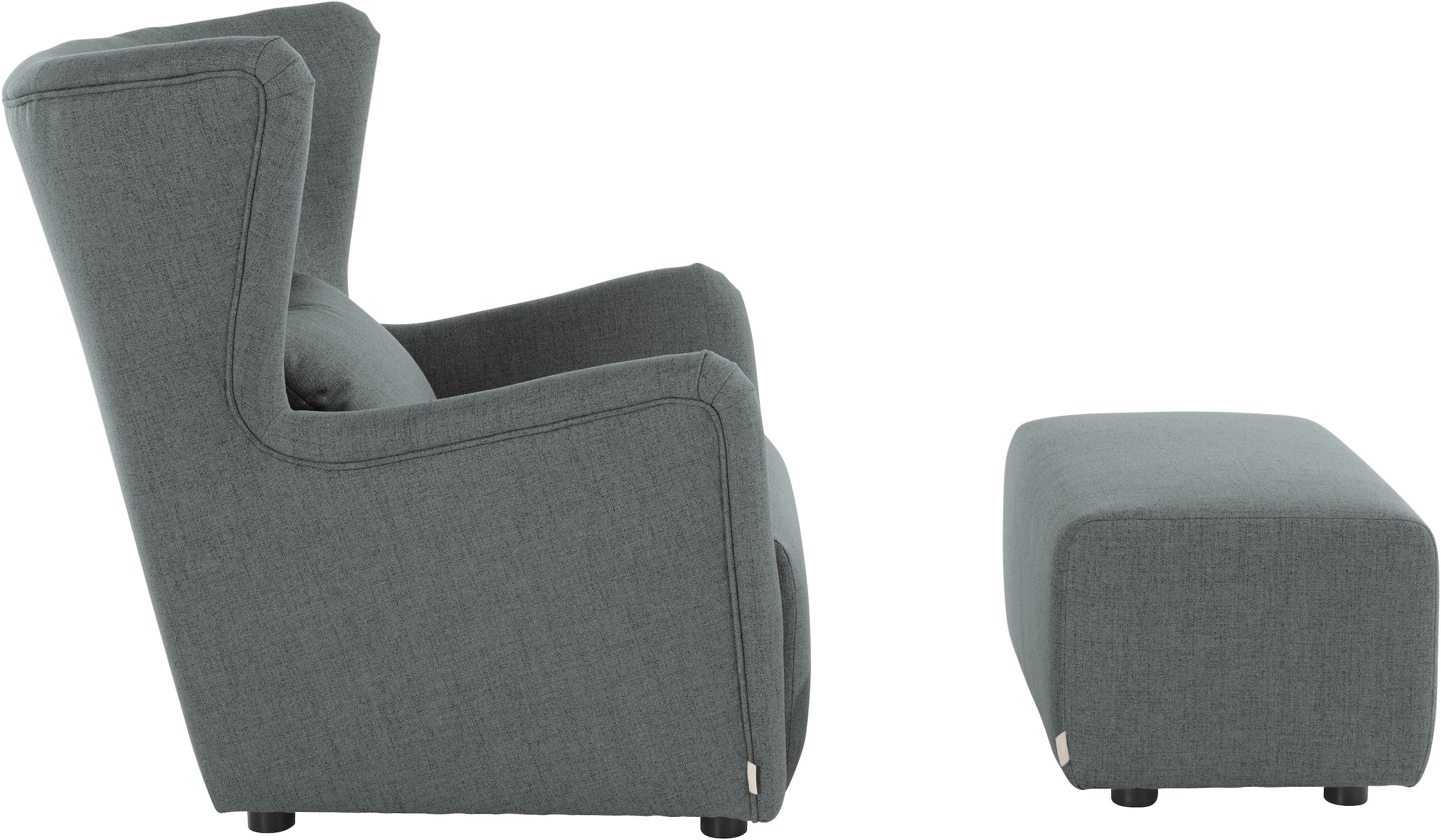 LeGer Home by Lena Gercke Ohrensessel »Levke Sessel«, wahlweise mit oder ohne Hocker