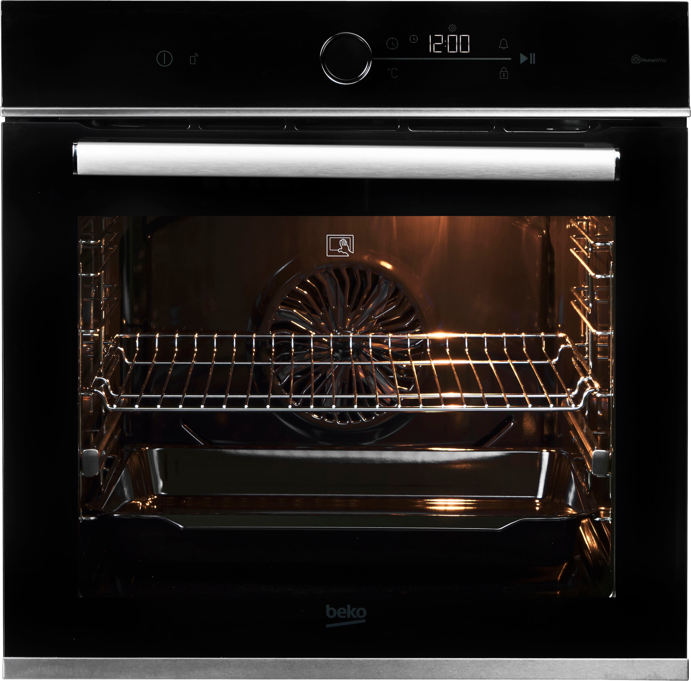 BEKO Einbaubackofen  »BBIM13400XMPSEW 7757787687«, mit 1-fach-Teleskopauszug, Pyrolyse-Selbstreinigung