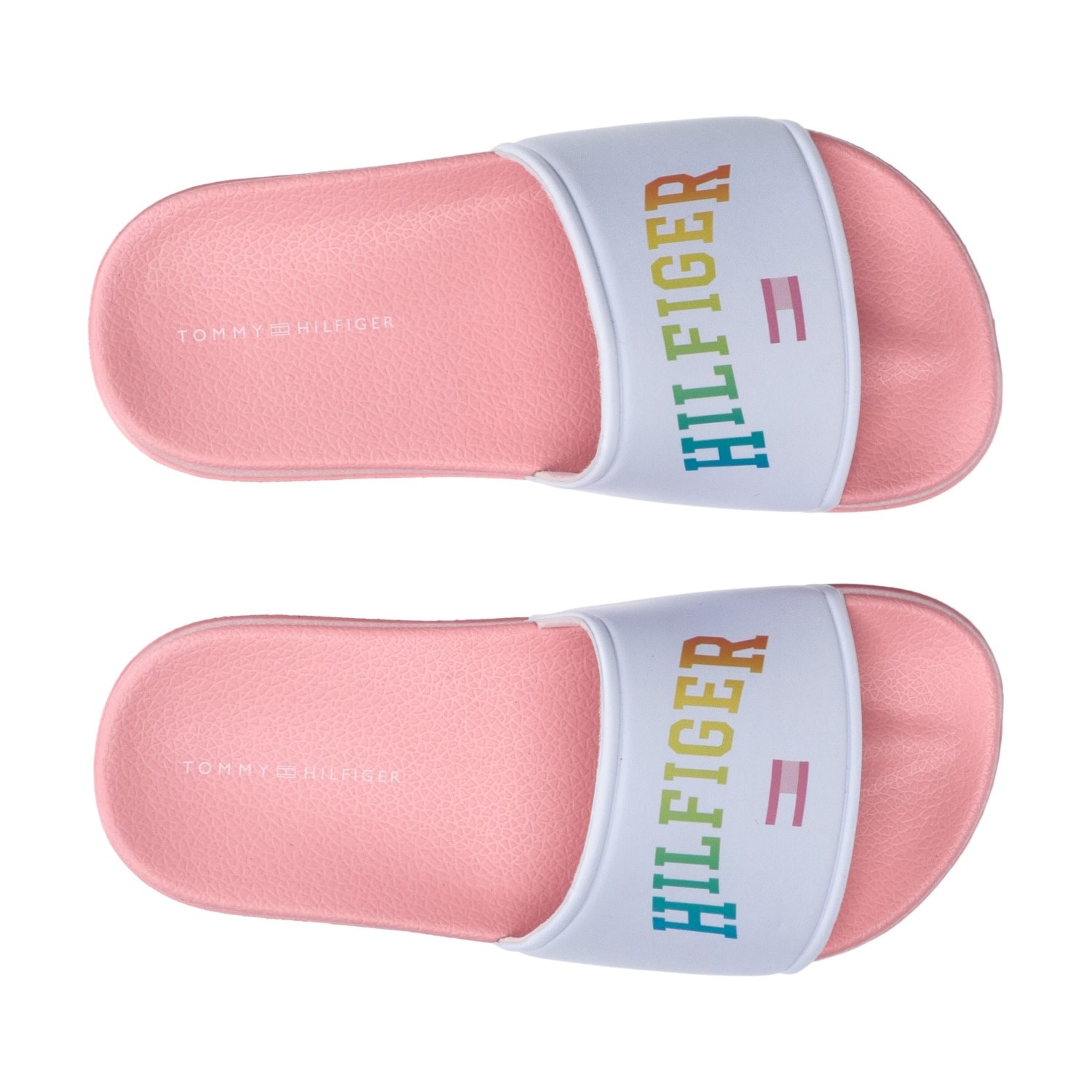 Tommy Hilfiger Badepantolette, Pool Slides, Badeschuh mit buntem Logo