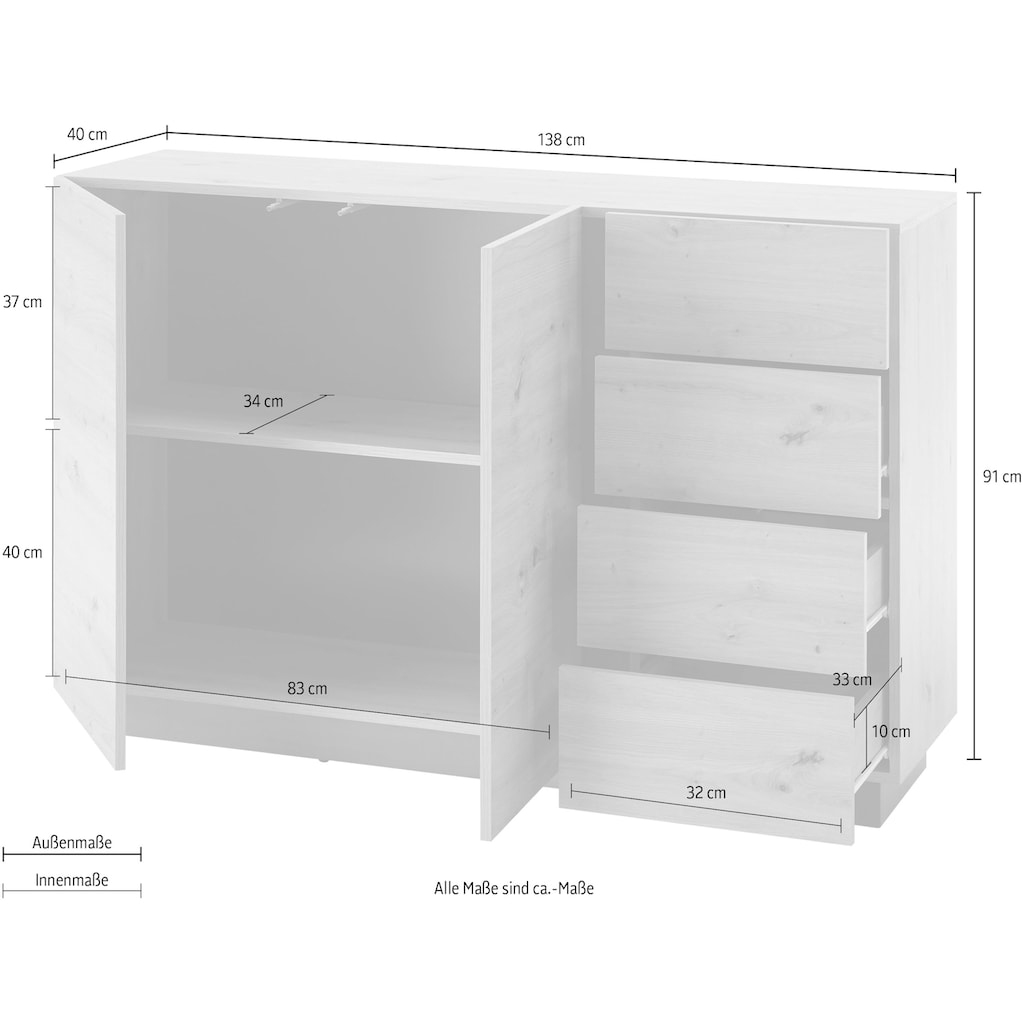 INOSIGN Sideboard »CLAiR Sideboard 53«