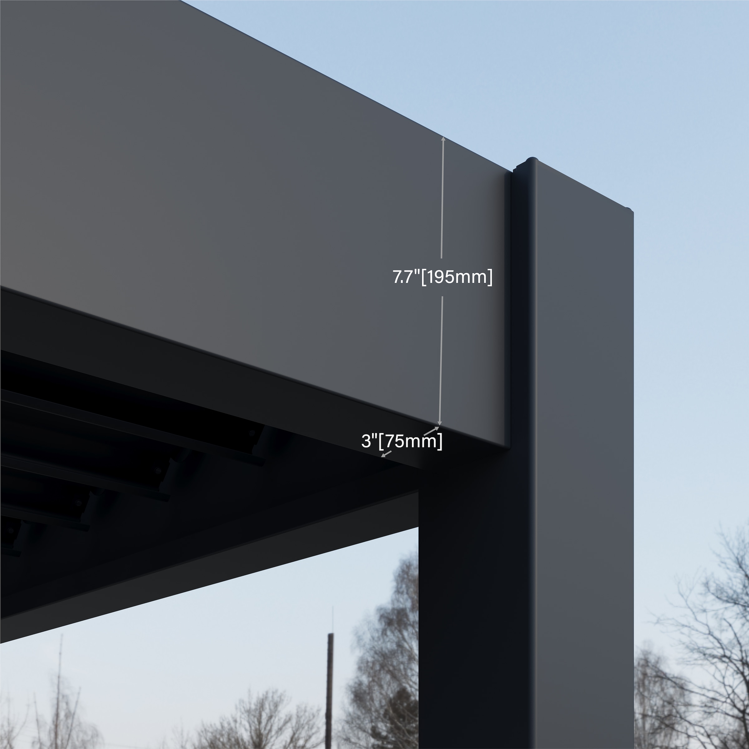 Paragon Pavillon »Grand Tuscan 1214« BxTxH: 433x370x256 cm, inkl. Lamellendach