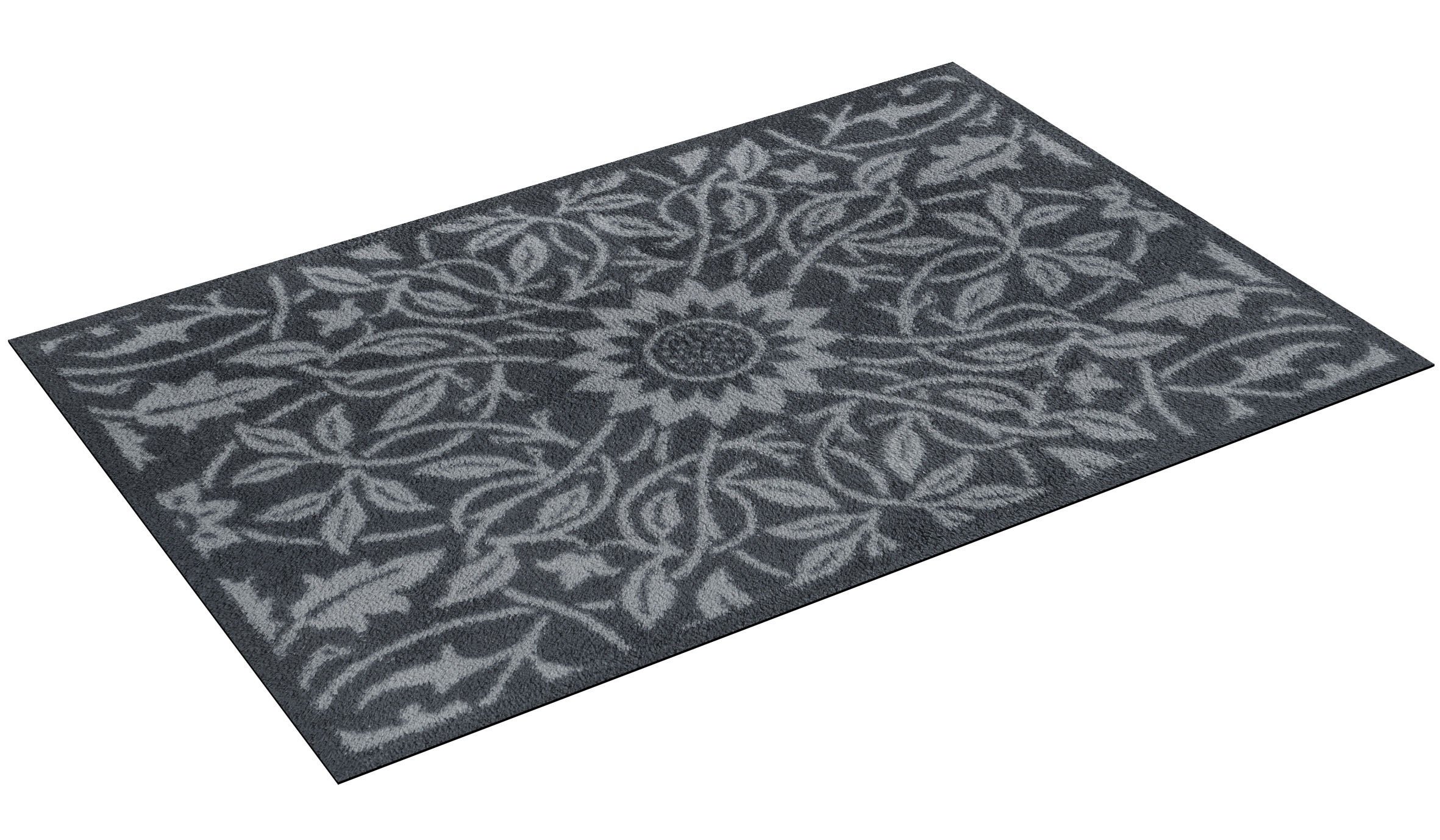 Turtle Mat Fußmatte »St James Ceiling Grey« rechteckig 9 mm Höhe