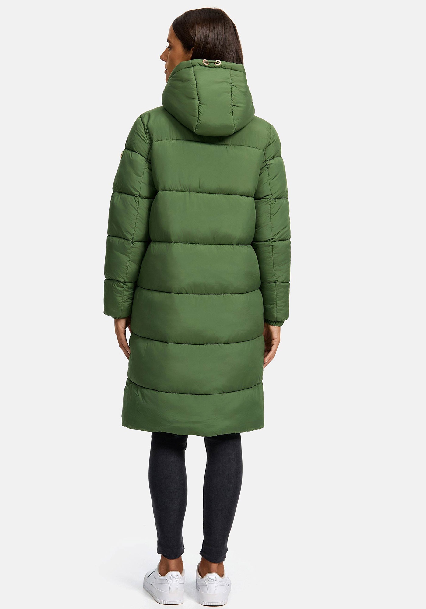 Marikoo Winterjacke »Marikoo Nomadiaa lange Damen Winterjacke N024«