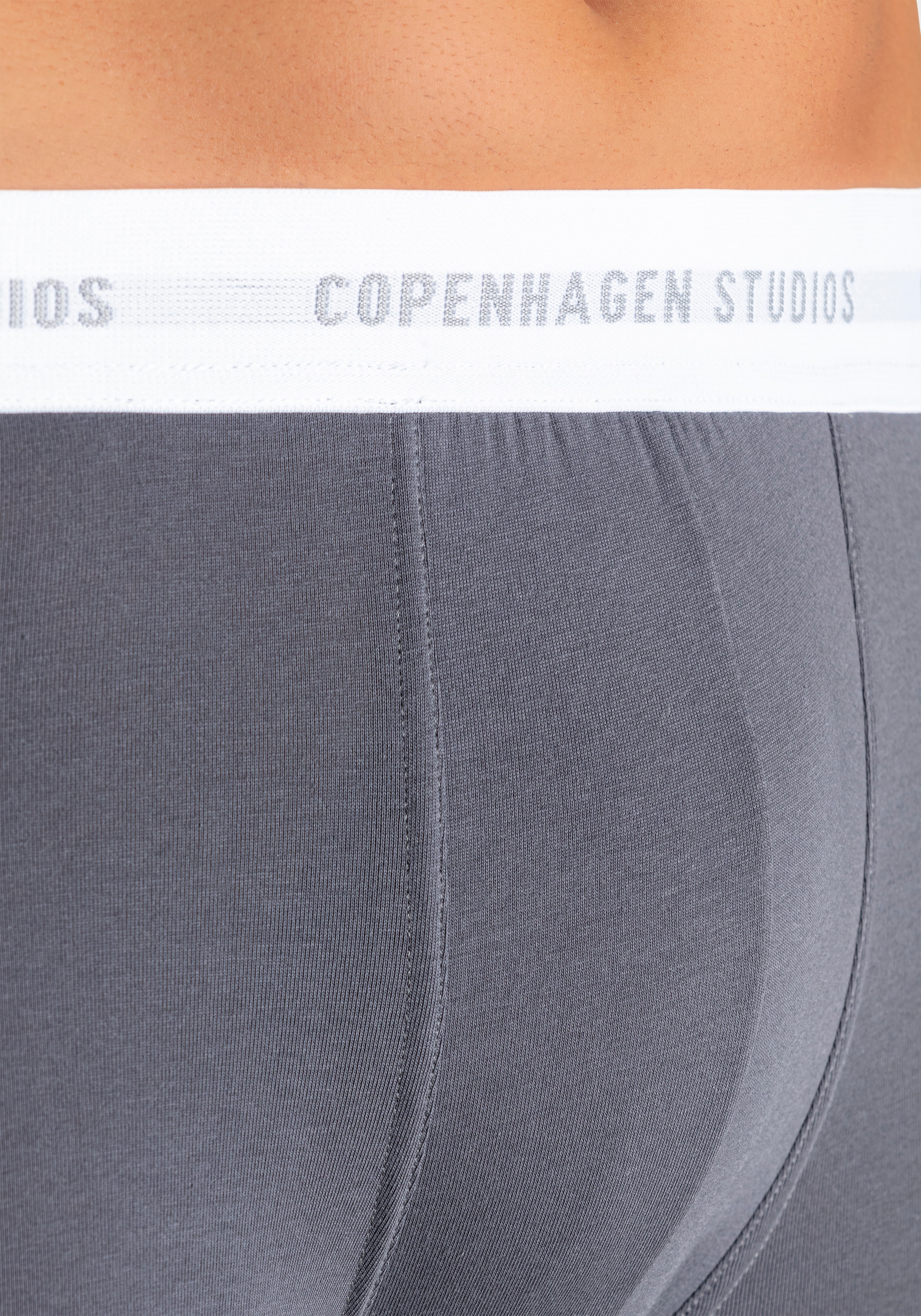 Copenhagen Studios Boxer »Boxershorts für Herren«, (Packung, 3 St., 3er-Pack), mit längerem Bein und Logobund