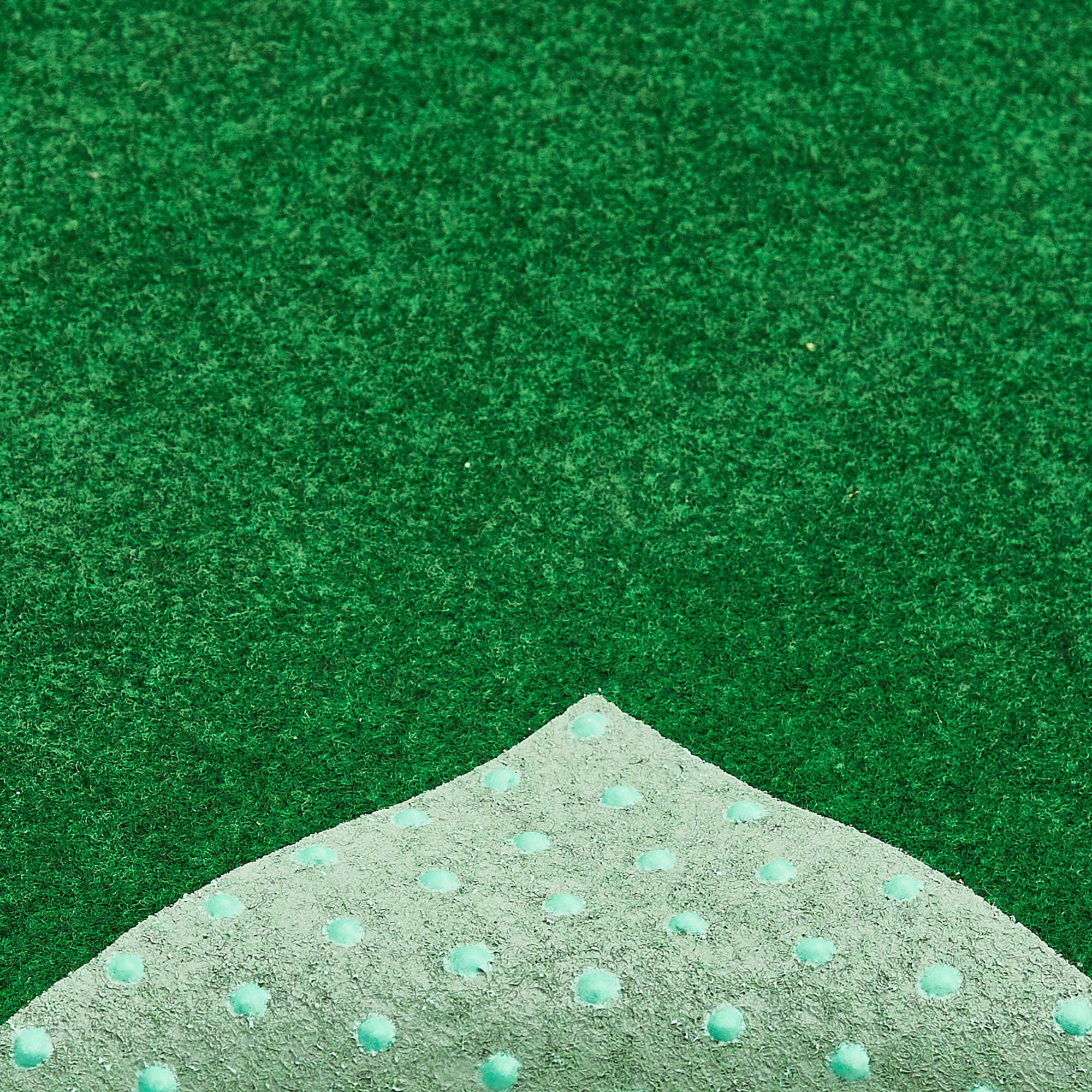 Andiamo Kunstrasen »Field, Gesamthöhe ca. 4 mm« rechteckig für Balkon & Terrasse, mit Drainage-Noppen, Nadelfilz-Optik