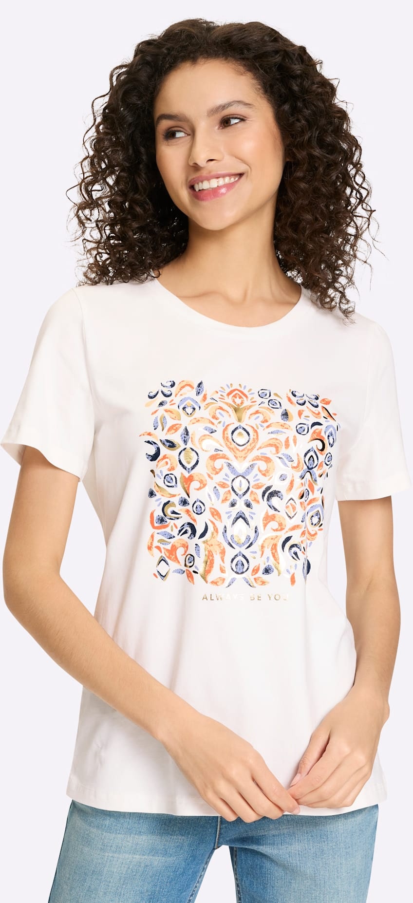 heine T-Shirt »Druck-Shirt« 1 tlg.