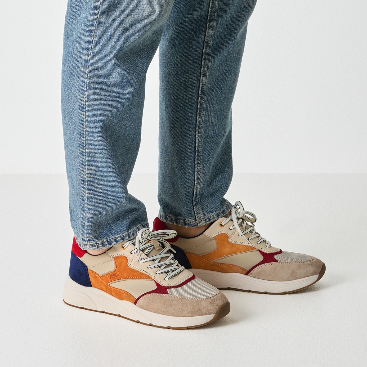 Tamaris Sneaker  Freizeitschuh, Schnürschuh mit modischen Kontrastbesätzen, für Herren