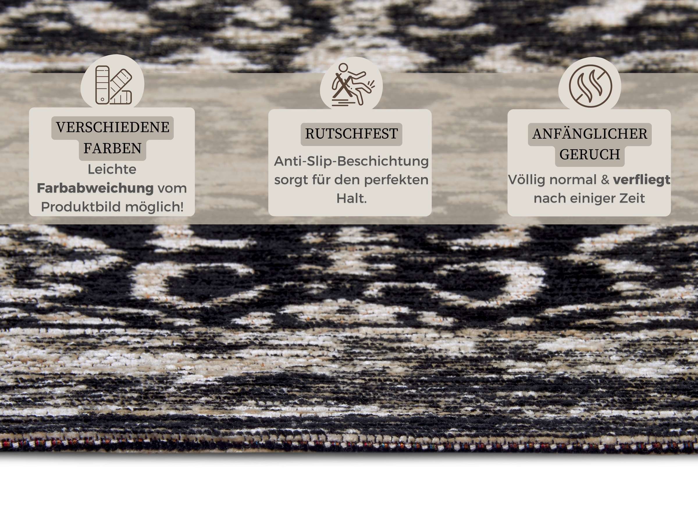 HANSE Home Teppich »Aseno«, rechteckig, 6 mm Höhe, strapazierfähig, pflegeleicht, robust, Anti-Slip