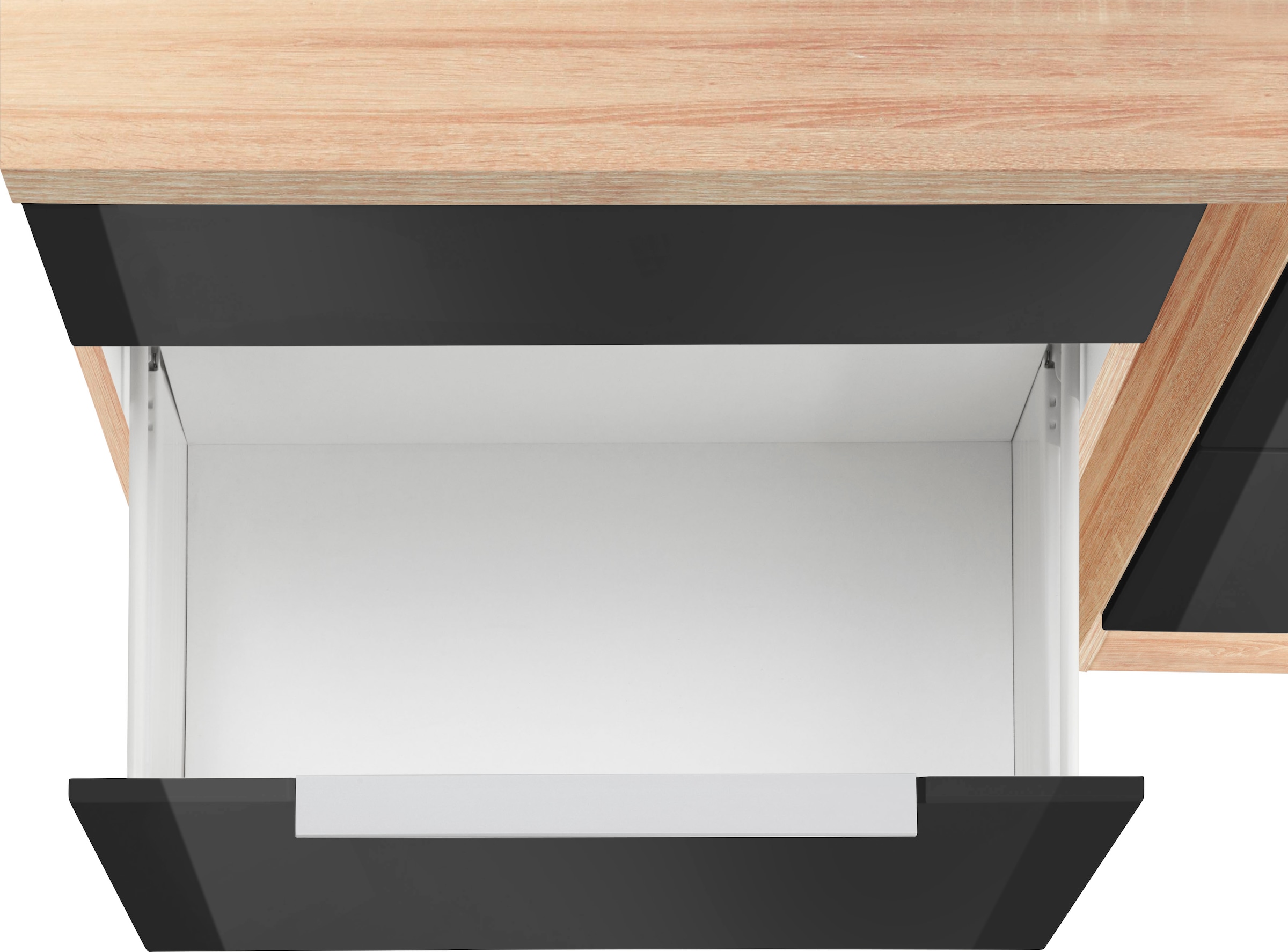 KOCHSTATION Winkelküche »KS-Brindisi« Stellbreite 230/170 cm, wahlweise mit E-Geräten, mit MDF-Fronten