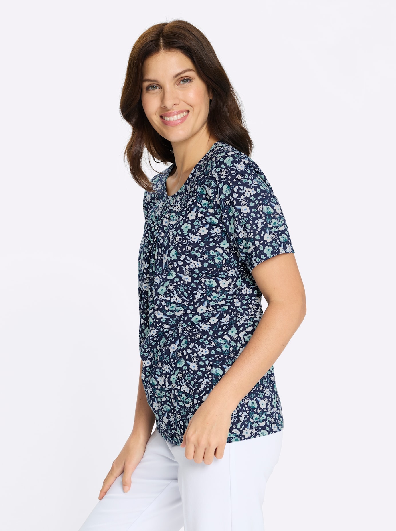 Classic Basics Rundhalsshirt »Longshirt«, 1 tlg.
