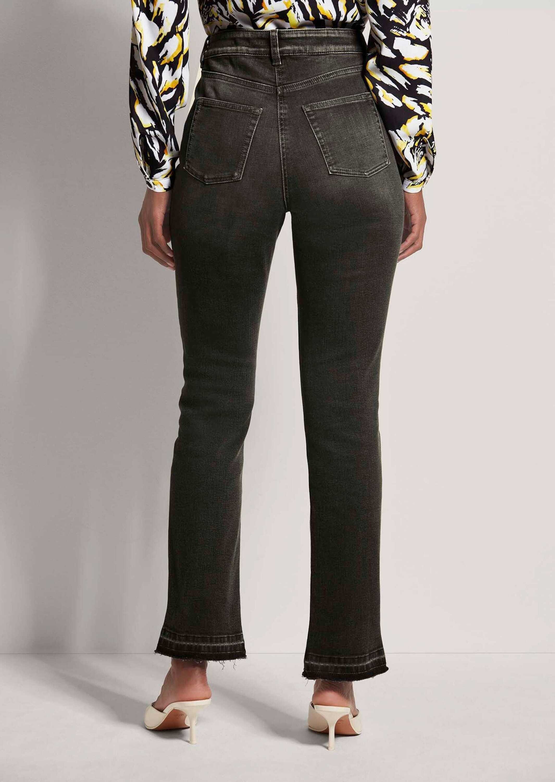 MADELEINE Regular-fit-Jeans »Jeans 5-Pocket-Jeans mit schrägen Saumkanten«