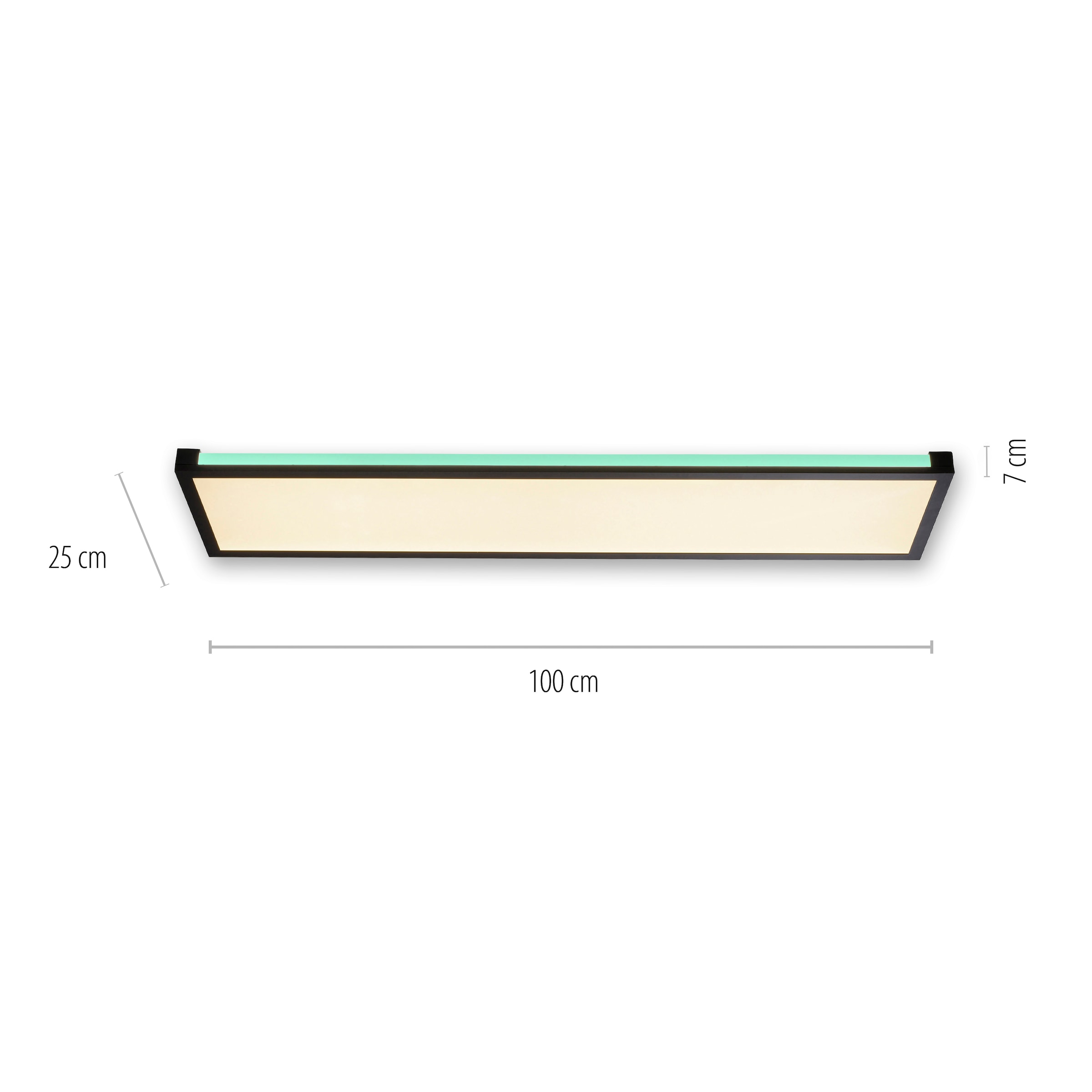 JUST LIGHT Deckenleuchte »MARIO«, 2 flammig, Leuchtmittel LED-Board-LED-Board | LED fest integriert, CCT - über Fernbedienung, RGB, dimmbar über Fernbedienung