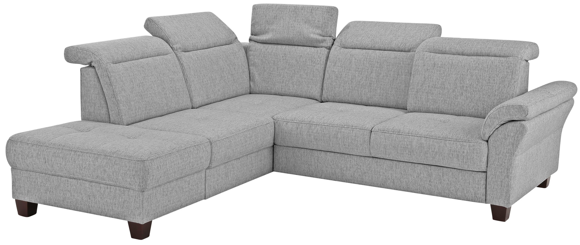 Home affaire Ecksofa »Solvei L-Form«, wahlweise auch mit Kopfteilverstellung und Bettfunktion, Federkern