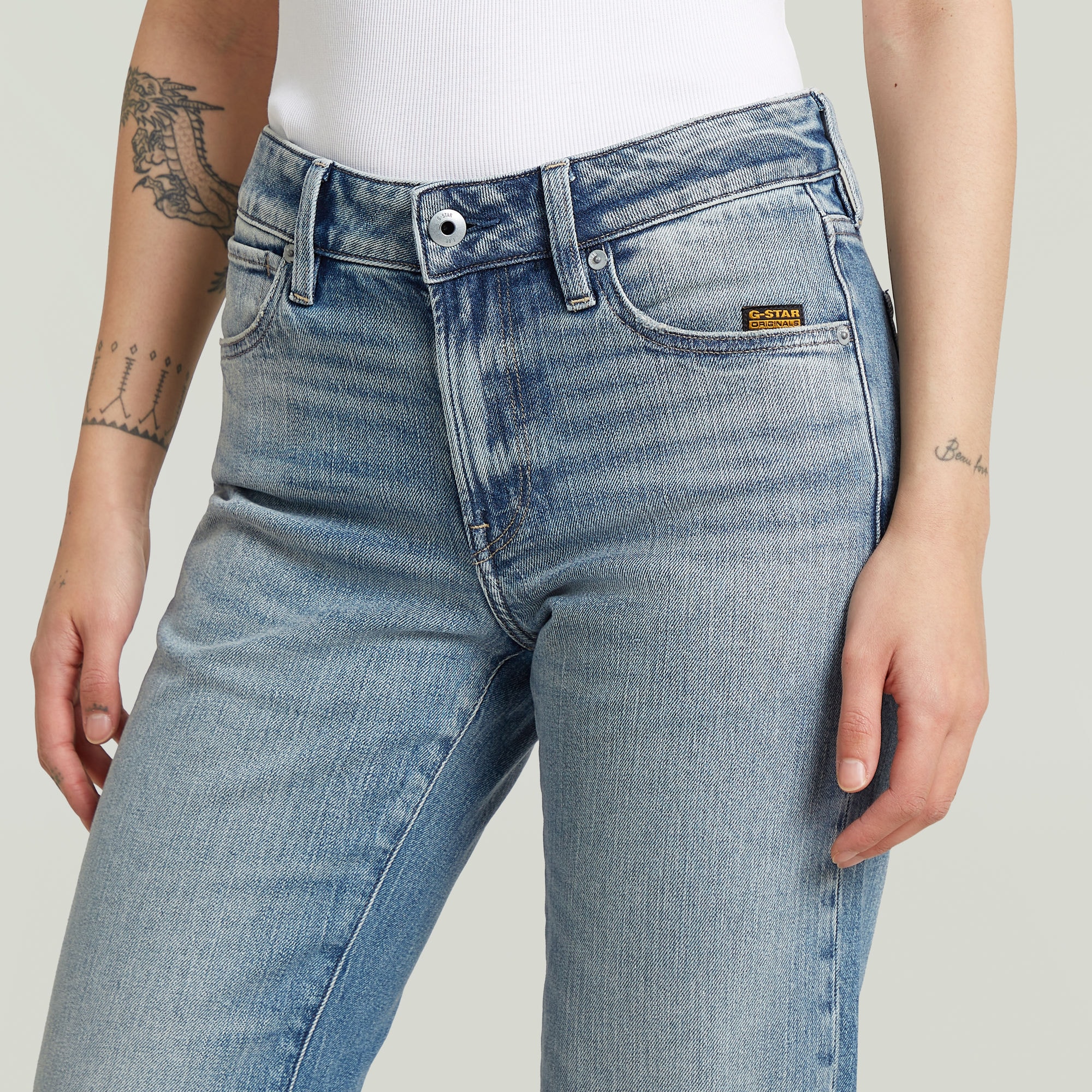 G-STAR 5-Pocket-Jeans »G-Straight Wmn« im Straight Fit