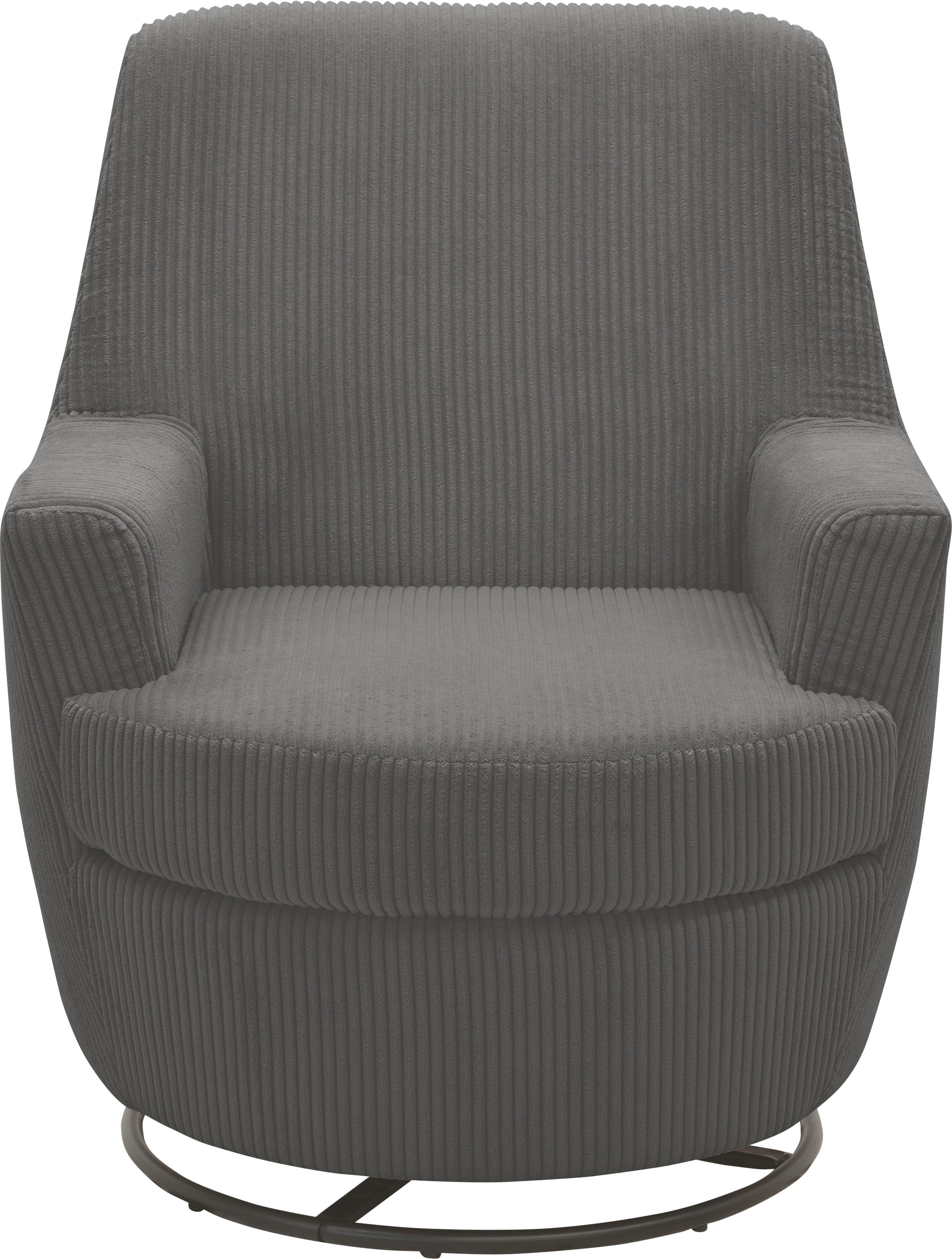 INOSIGN Drehsessel »HETTY, Drehsessel mit Wippfunktion und Hocker; Lesesessel, Armsessel«, (Set, 2 St.), mit Dreh/Wippfunktion, mit Federkern, in Cord und Microfaser