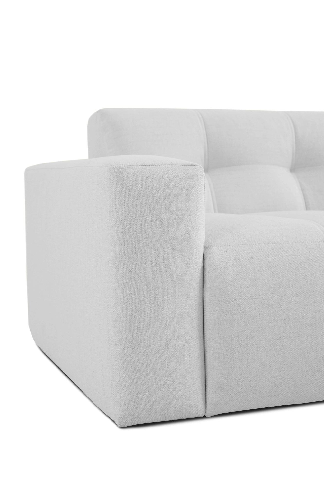 OTTO home Ecksofa »Tapley« Breite 221 cm,Boucle, Struktur fein, mit Knopfsteppung, bodentief