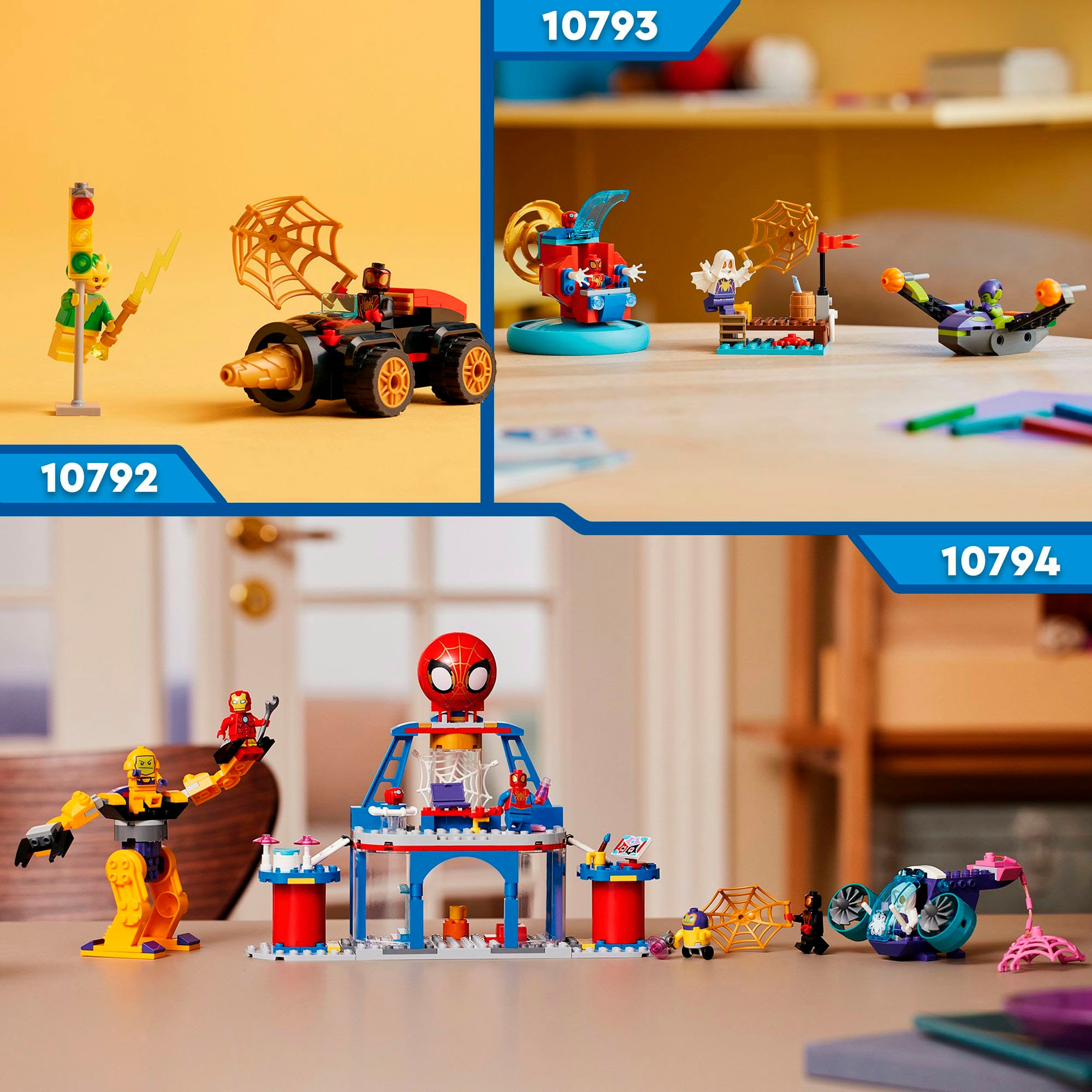 LEGO® Konstruktionsspielsteine »Das Hauptquartier von Spideys Team (10794), LEGO® Spidey«, (193 St.), Made in Europe