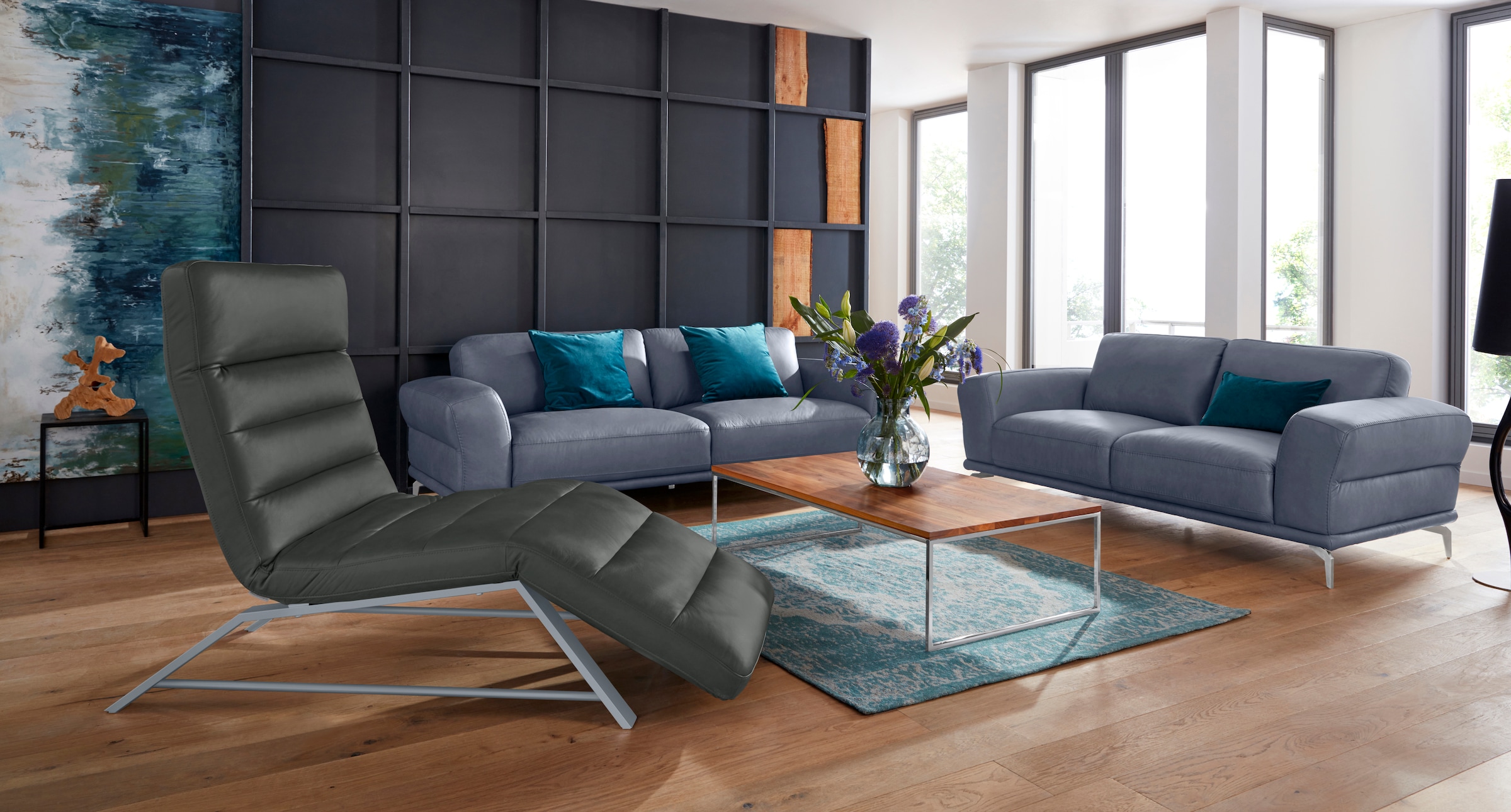 W.SCHILLIG Relaxliege »daily dreams«, Funktionsliege wahlweise mit Motor, Gestell matt, Breite 75 cm