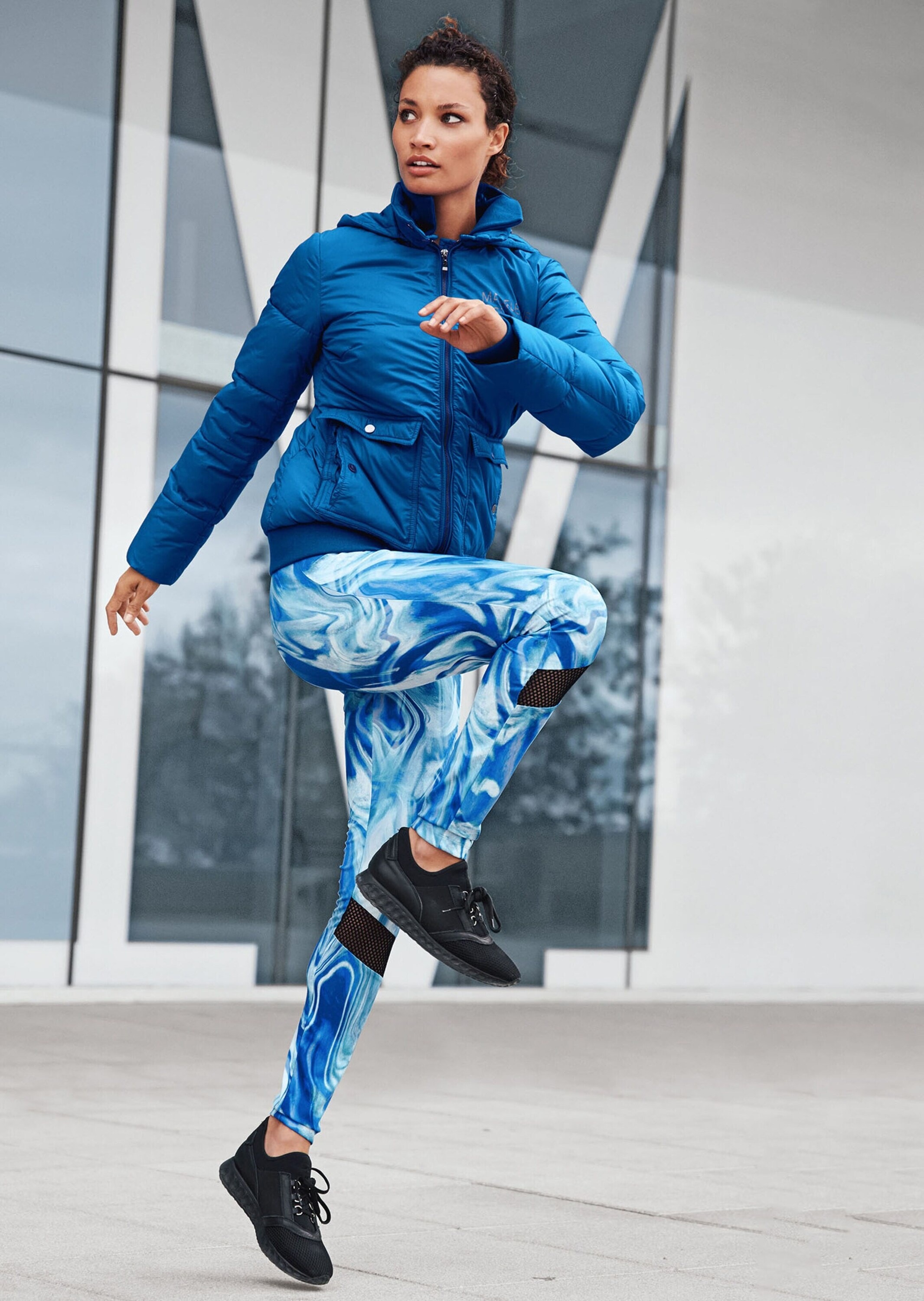 MADELEINE Leggings »Leggings Leggings mit coolen Netzeinsätzen«