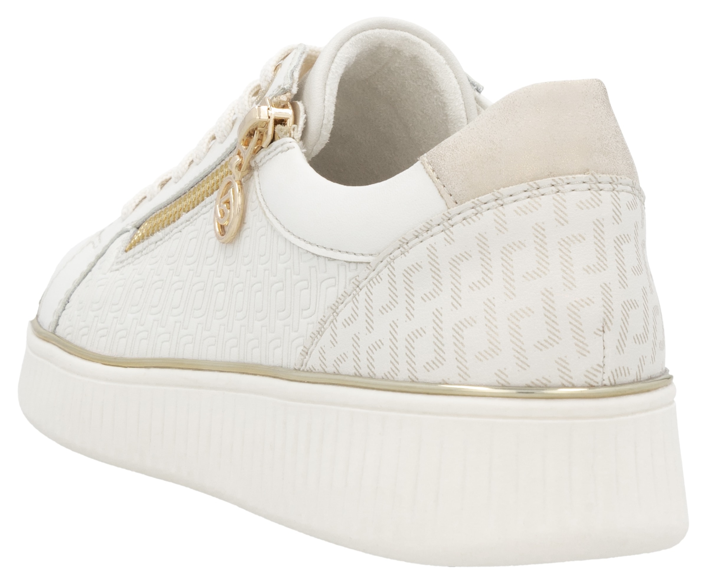 Remonte Plateausneaker, Freizeitschuh, Halbschuh, Schnürerschuh, seitlicher Reißverschluss