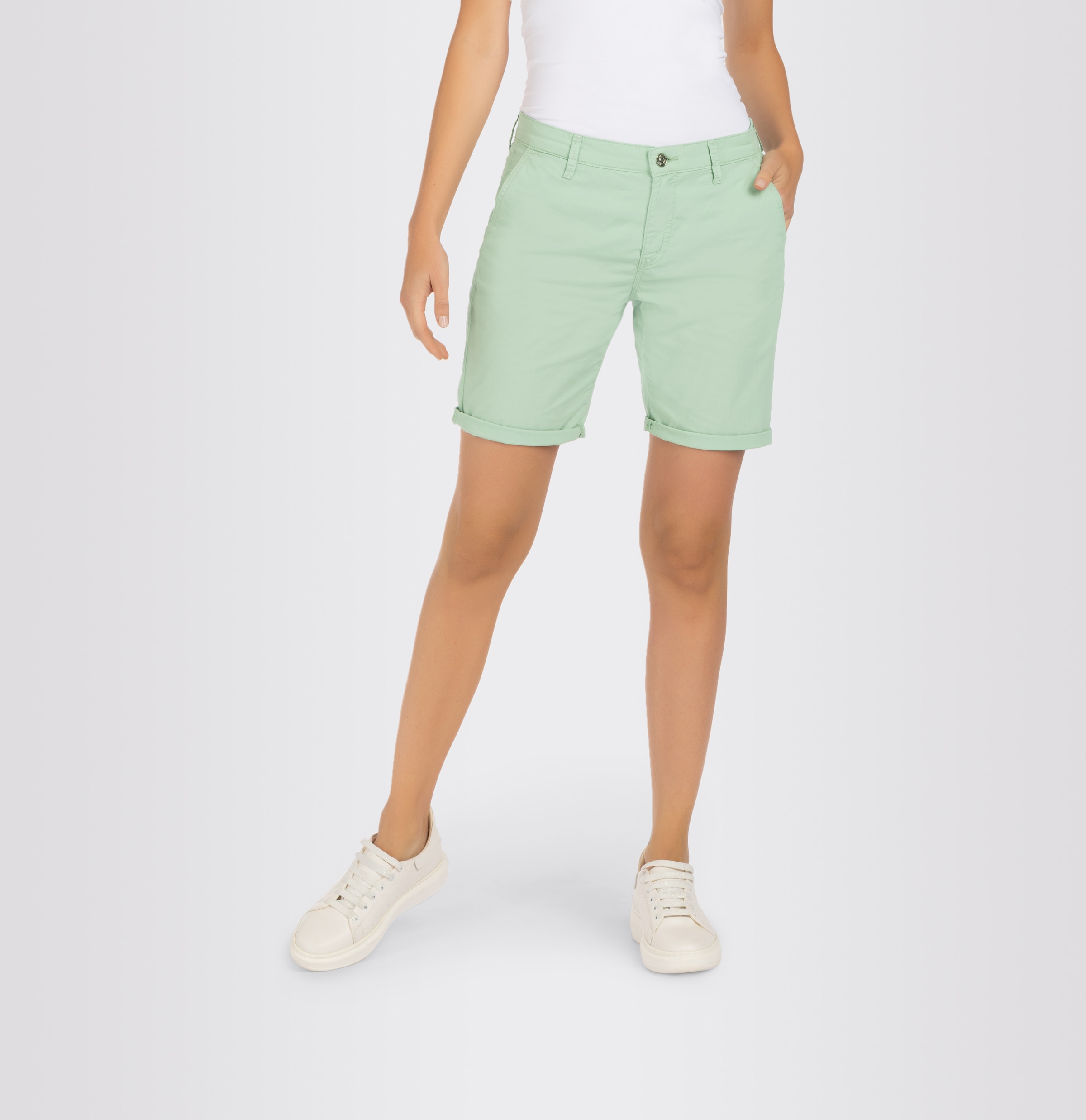 MAC Chinoshorts »Chino-Shorts«, Krempelbare Shorts