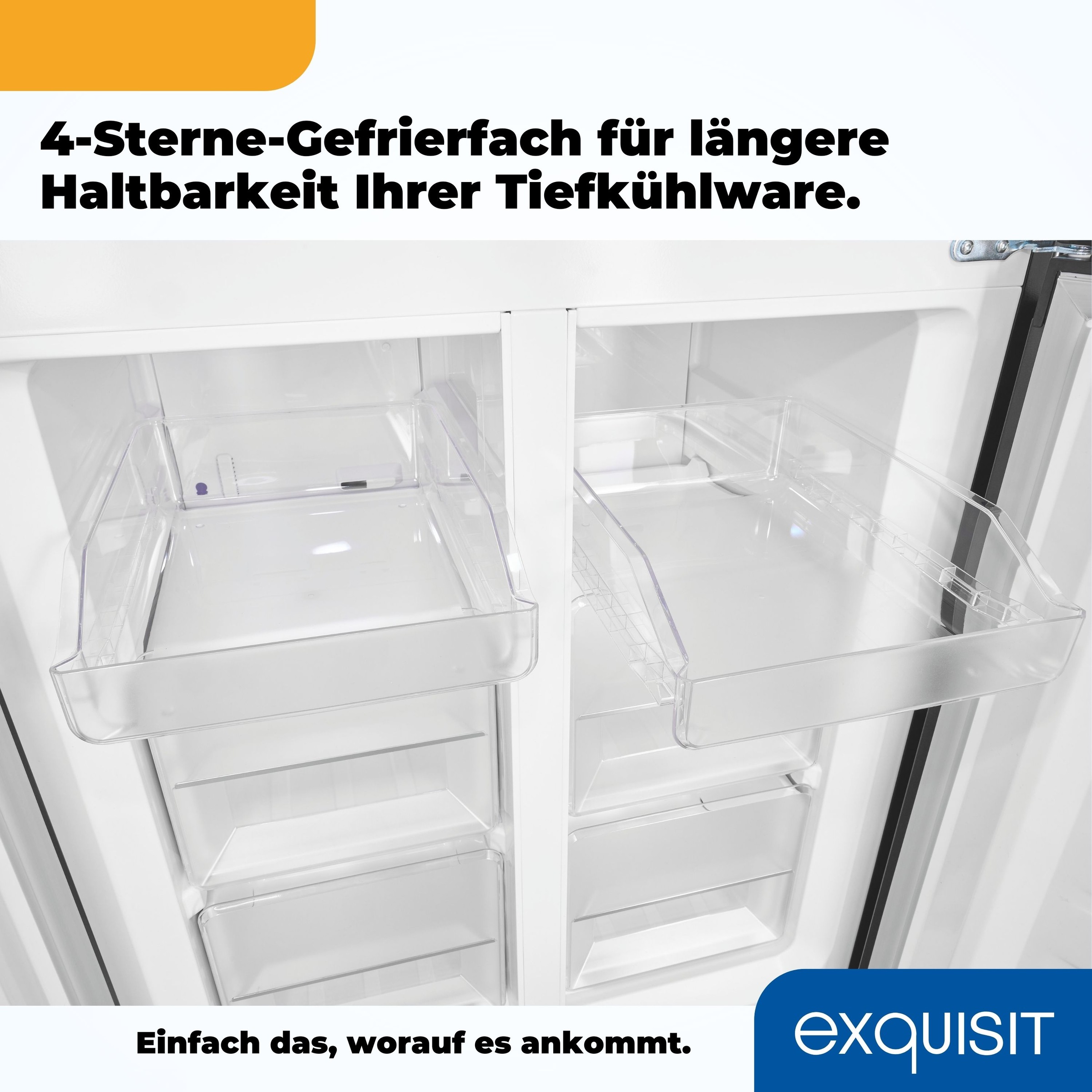 exquisit Multi Door »MD425-150-040C inoxlook-az« 180 cm hoch 79 cm breit