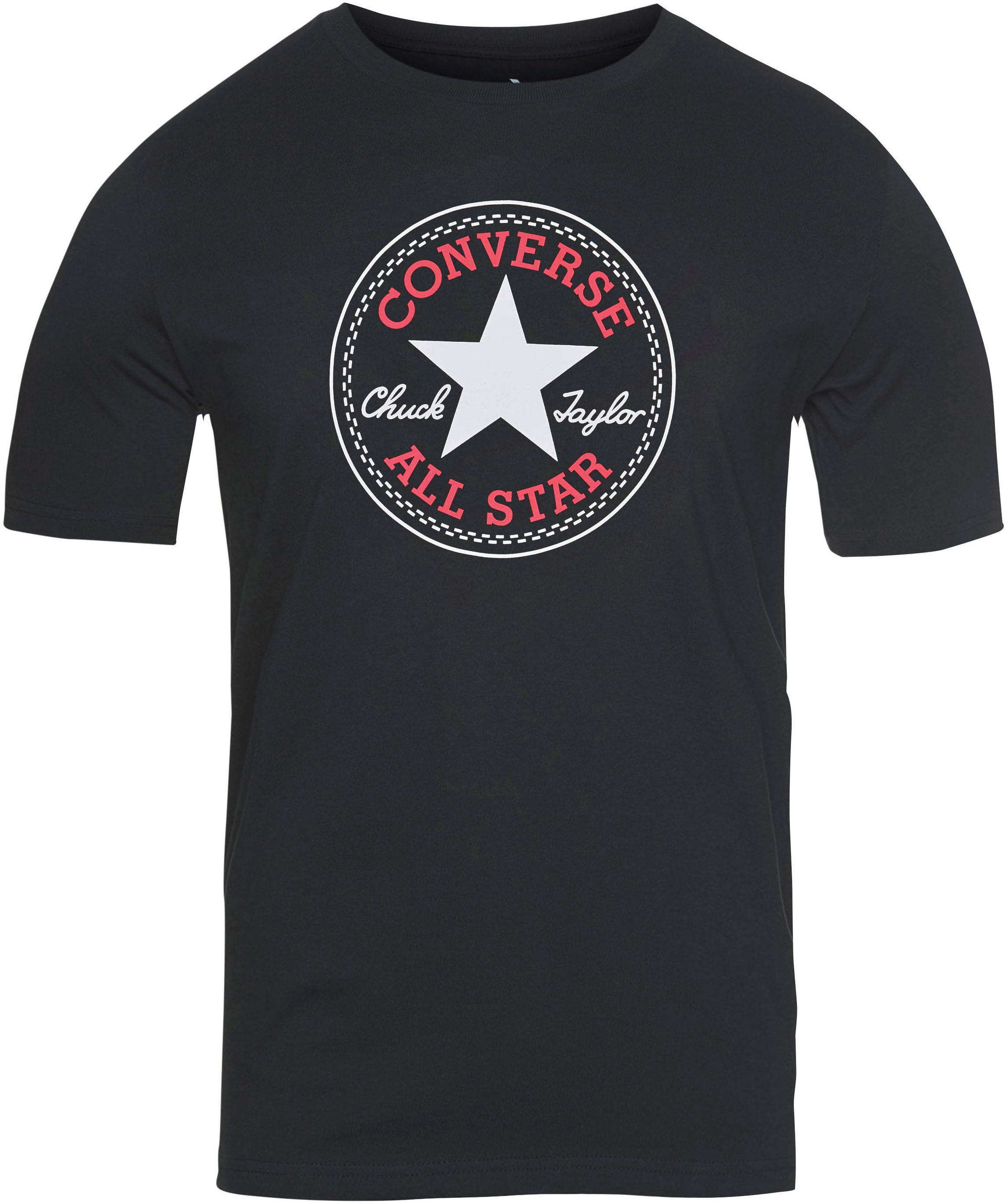 Converse T-Shirt »CONVERSE GO-TO ALL STAR PATCH STANDARD-FIT T-SHIRT«, (1 tlg.), Unisex