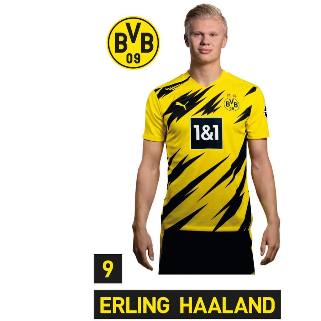 Wall-Art Wandtattoo »BVB Haaland Portrait 2020/2021«, (1 St.)