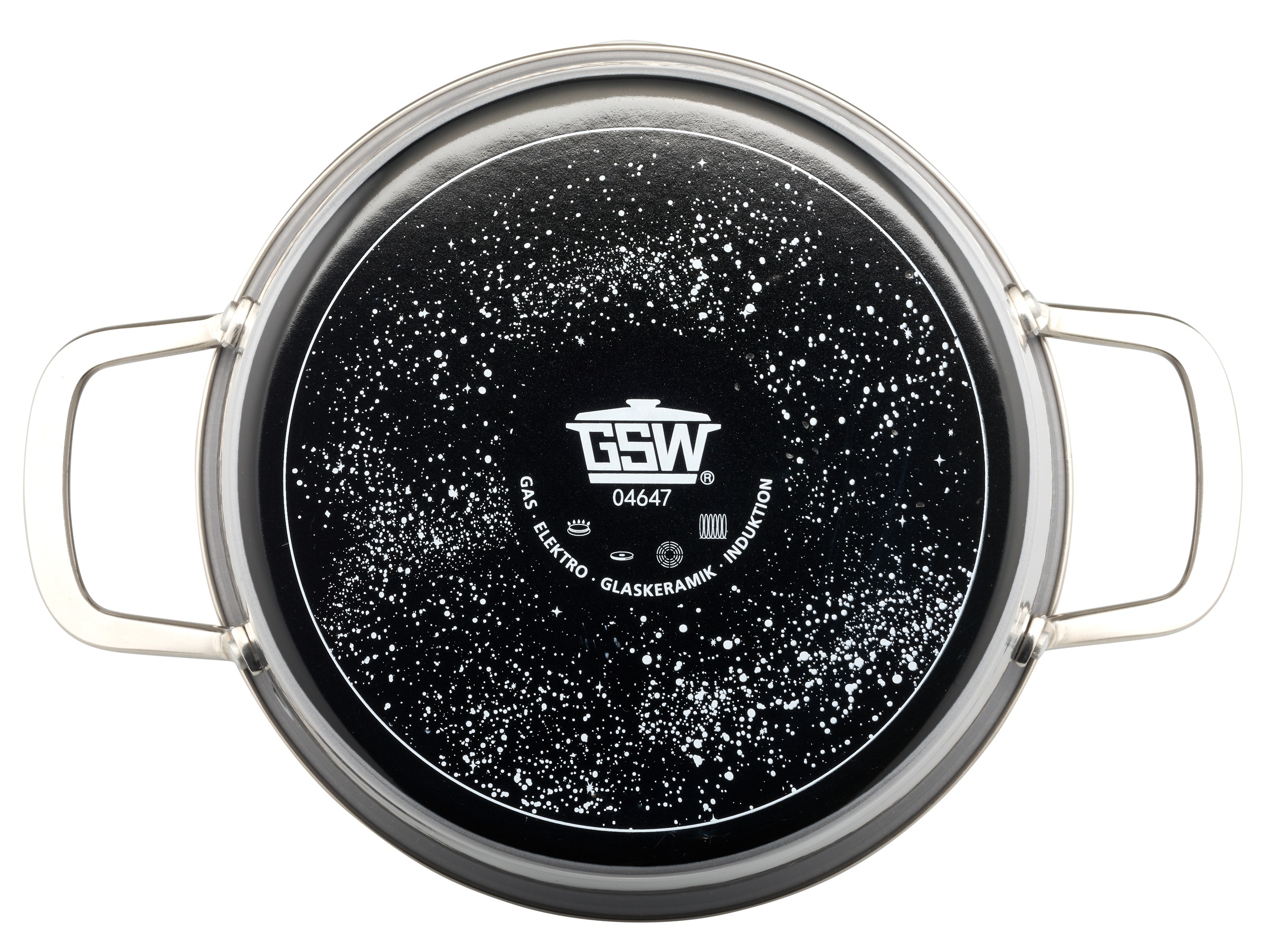 GSW Topf-Set »Stratos« Set, 7 tlg. tlg. Edelstahl | Stahl-Emaille