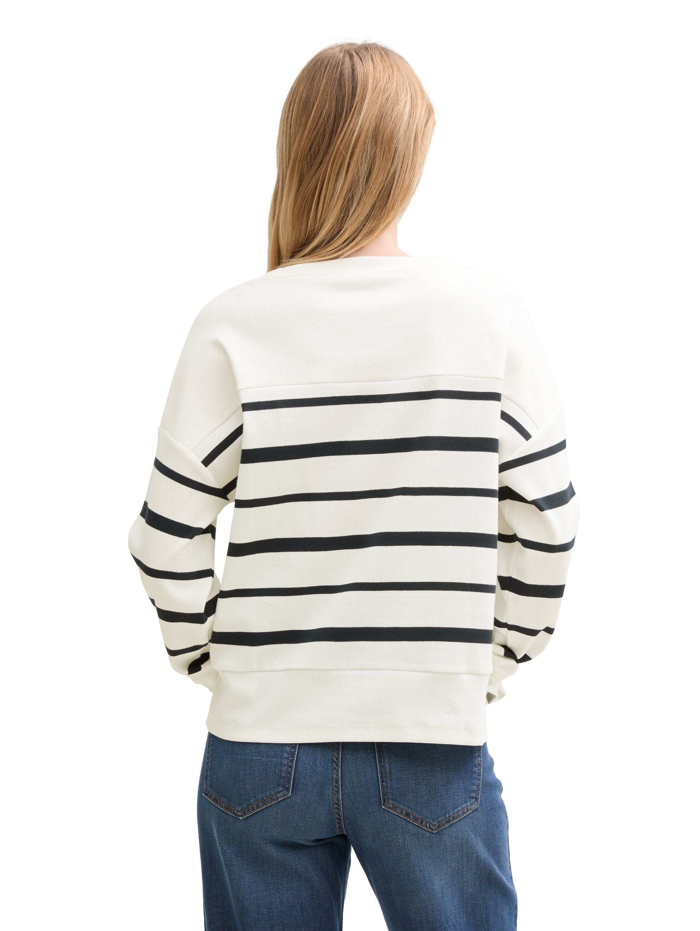 TOM TAILOR Langarmshirt, mit Streifenmuster