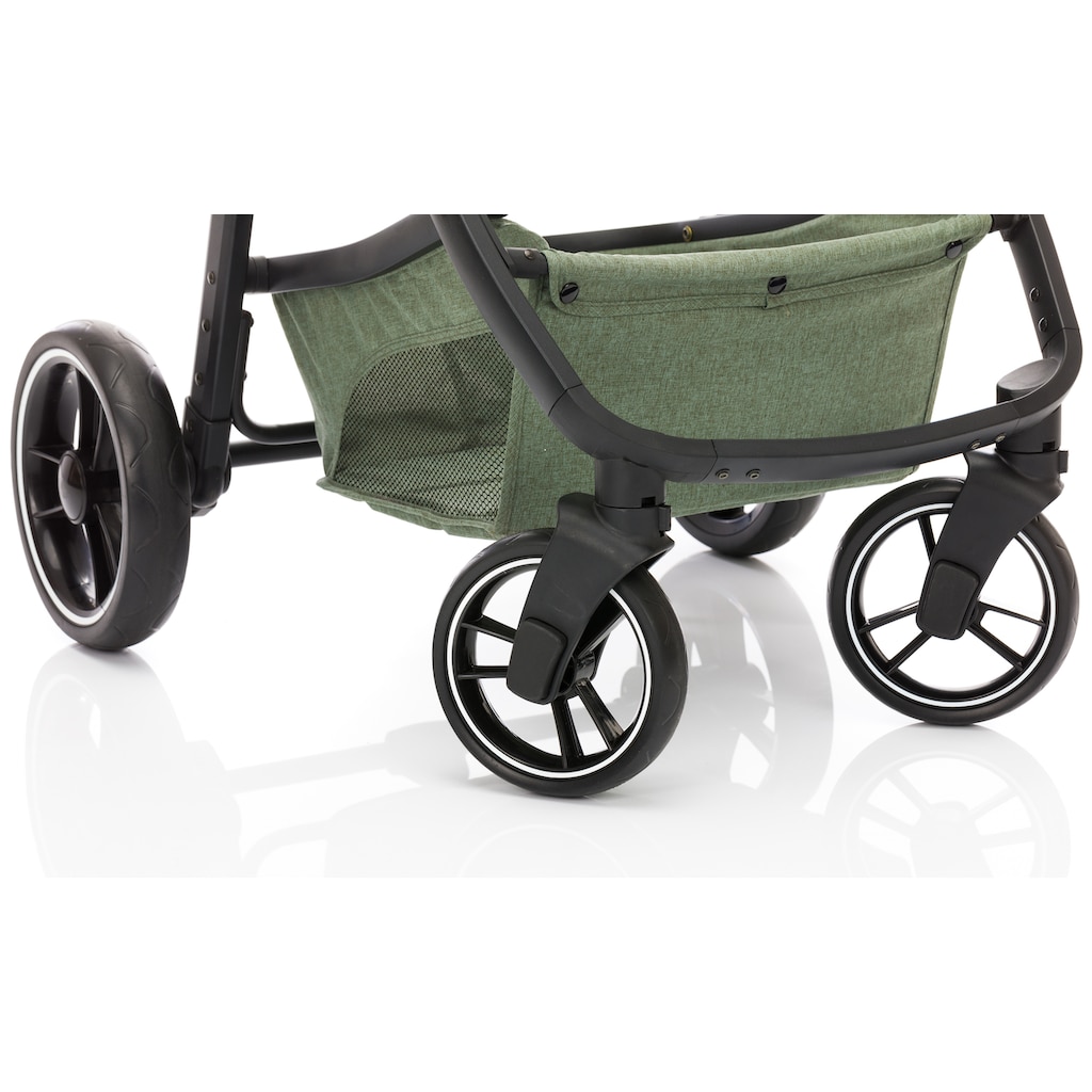 Fillikid Kombi-Kinderwagen »Panther, forest green/melange«, 22 kg