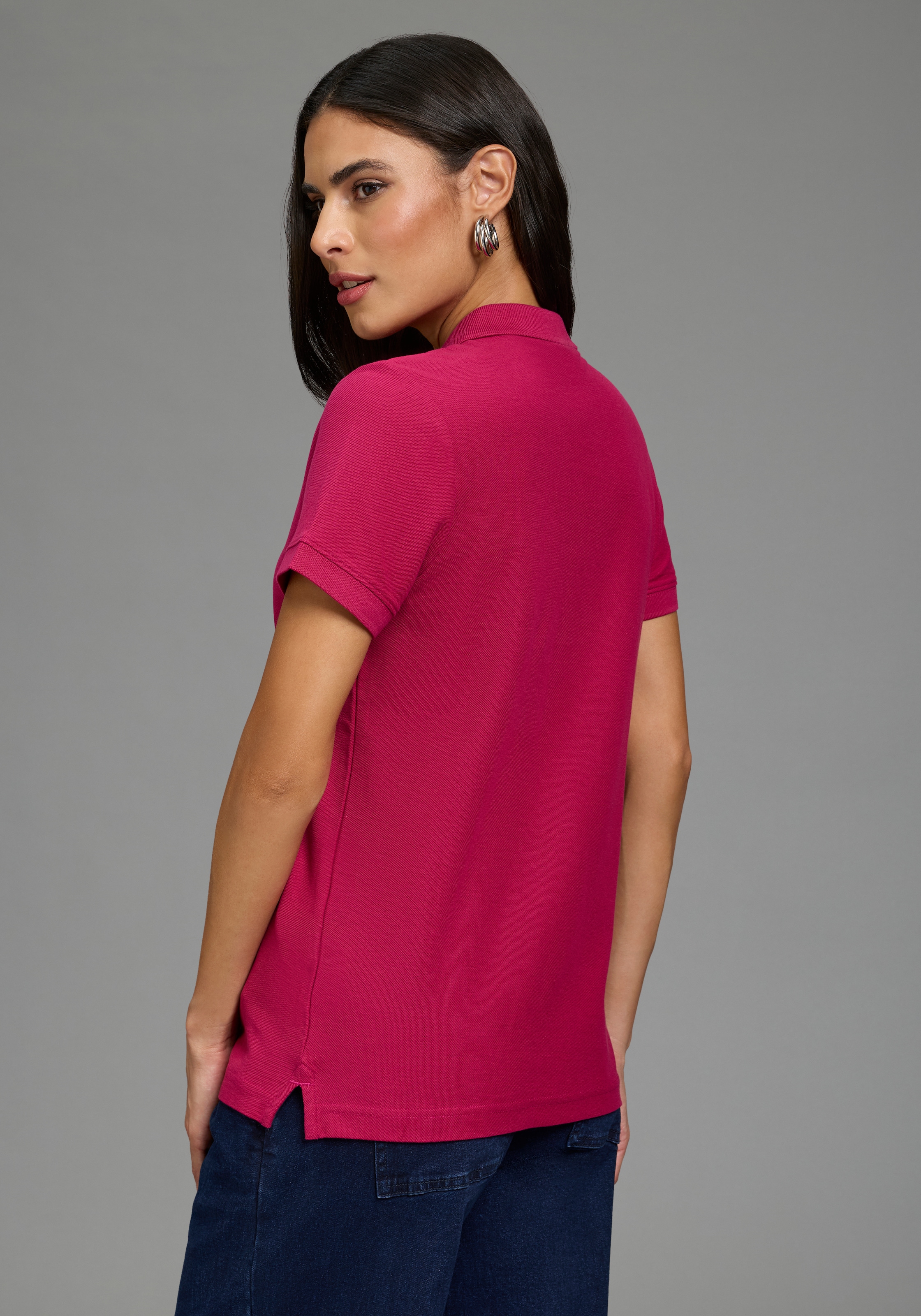 Eastwind Poloshirt Packung, 2er-Pack, 2 Stk. figurumspielende Passform, Polokragen, Basic-Stil