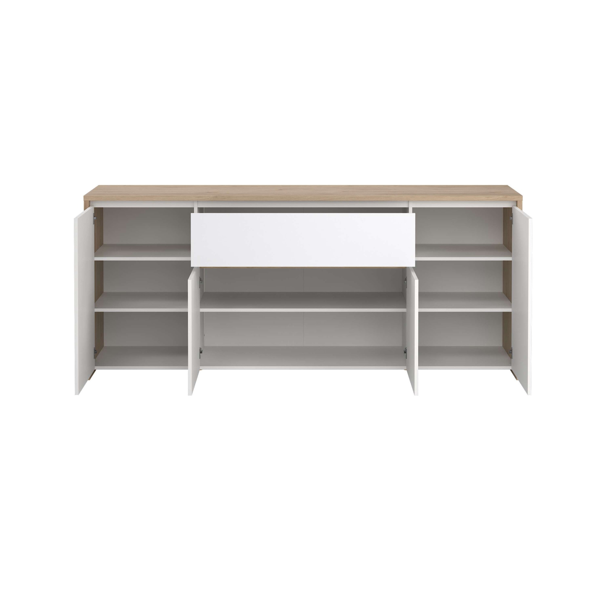 INOSIGN Sideboard »Next Anrichte, Kommode, Stauraum,«, 4 Türen, 1 Schublade, Breite 197 cm