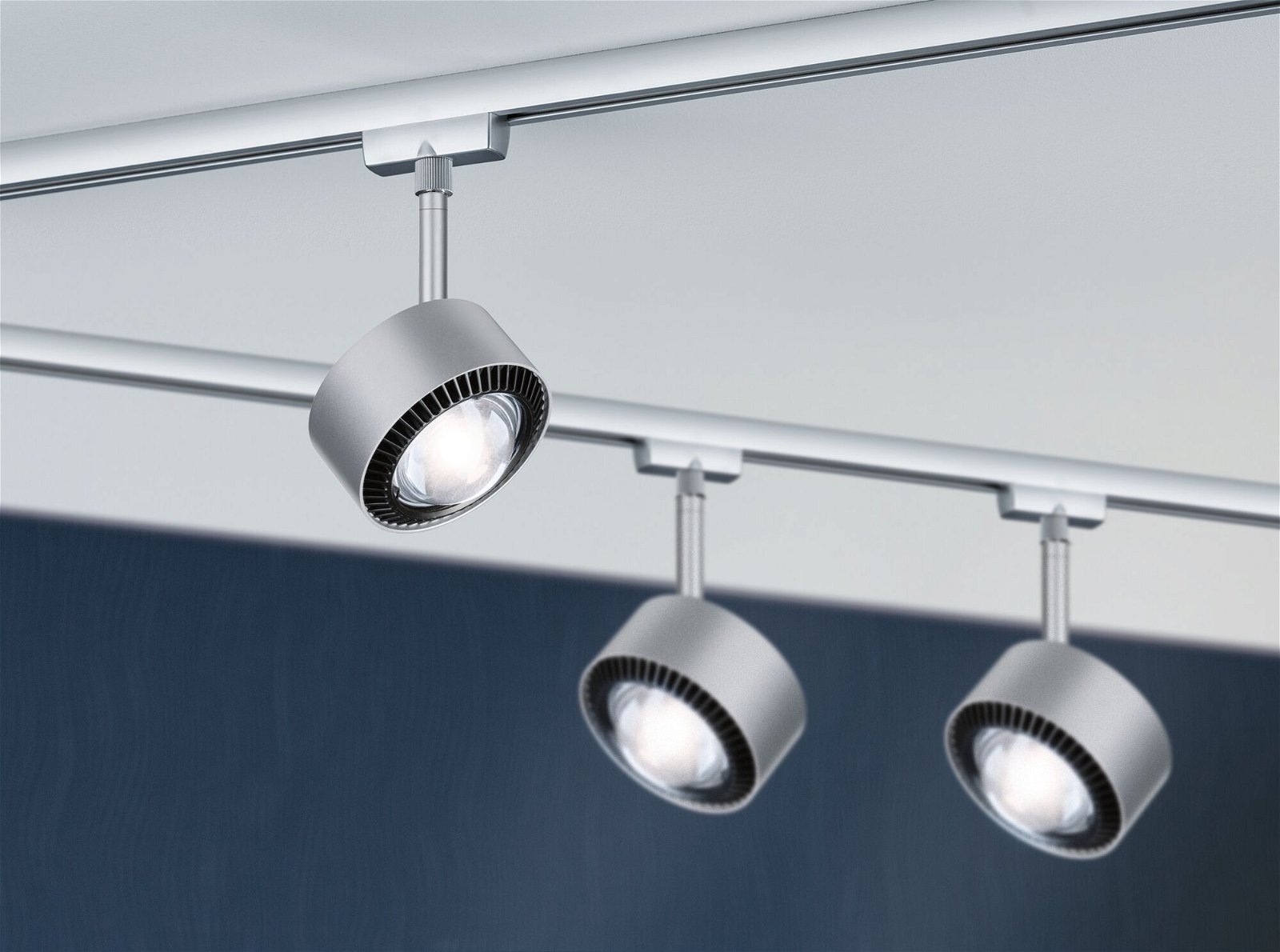 Paulmann Schienensystem-Leuchten »URail Schienenspot Aldan 533,8lm 8W 4000K 230V Schwarz matt, Schwarz« LED-Modul 1 Stk. Neutralweiß dimmbar Einzelspot