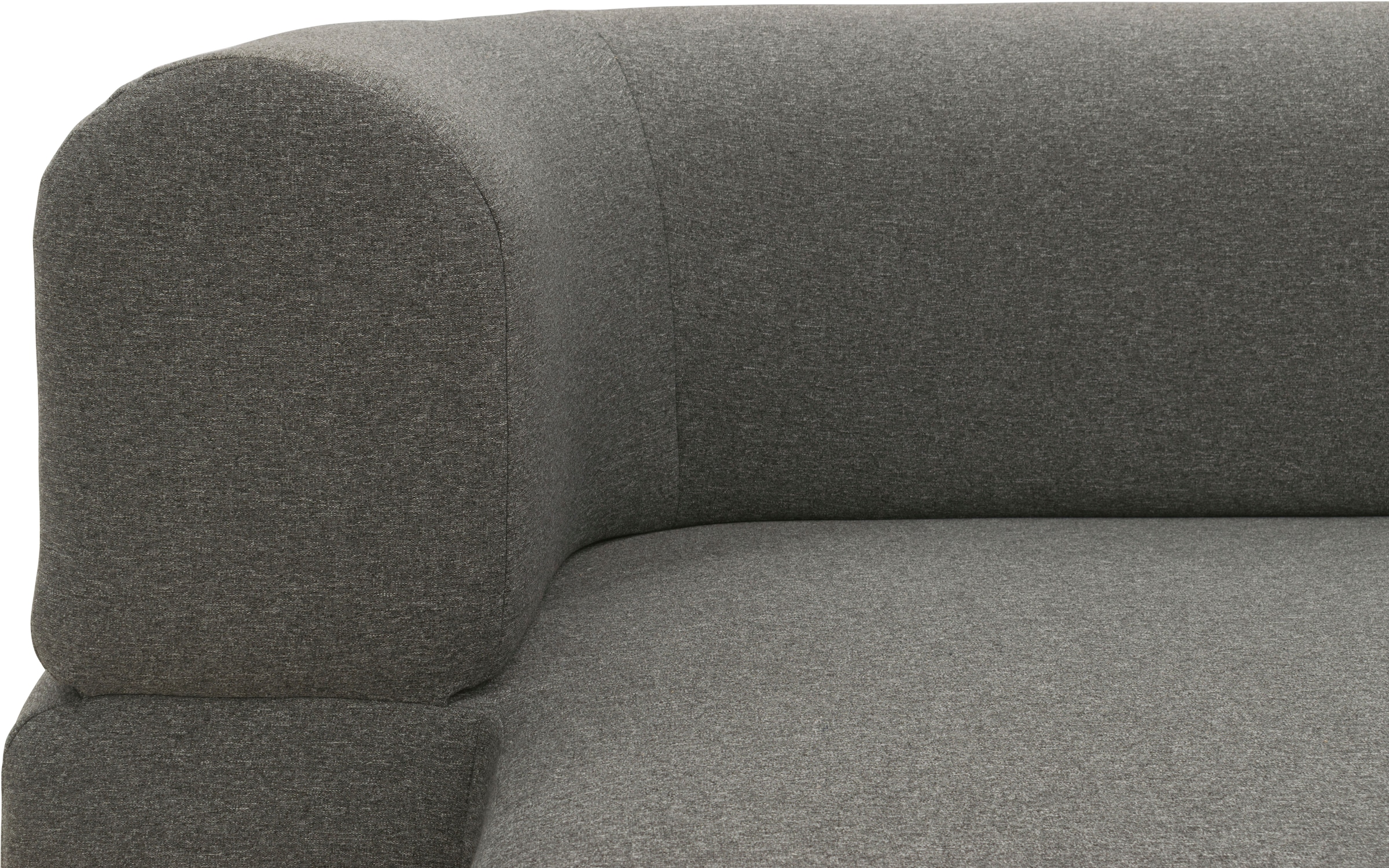 INOSIGN Schlafsofa »Denair oval Federkern, Bettsofa, organisches Design. Breite 208cm«, 2-Sitzer durch Klappen verwandeln in eine Liegefläche