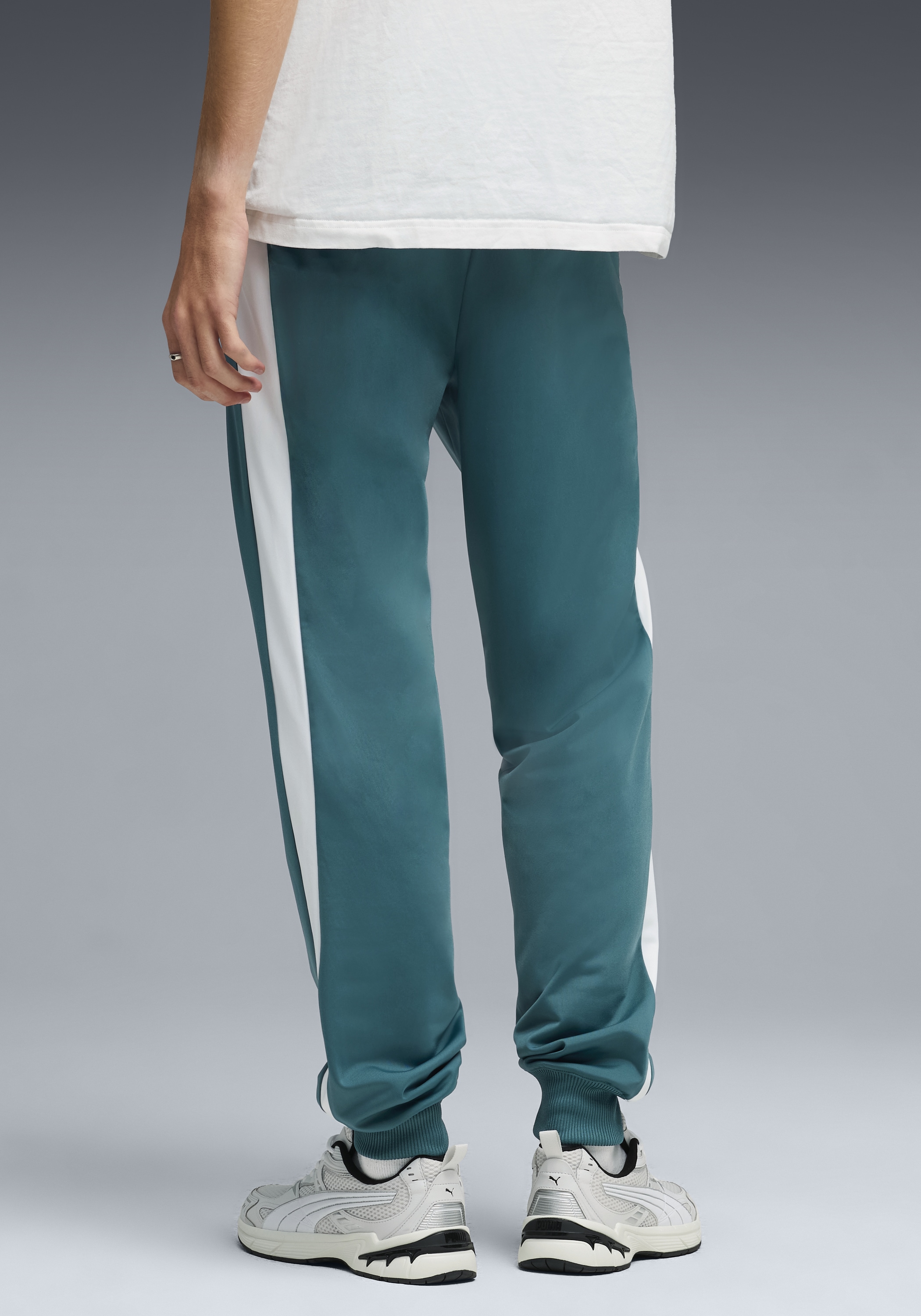 PUMA Trainingshose »T7 FOUNDATION CL POLY KNITTED PANTS«  sportlicher Stil, für vielseitige Sportmode, Regular Fit